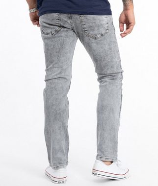 Rock Creek Regular-fit-Jeans Herren Jeans Stonewashed Grau RC-2106