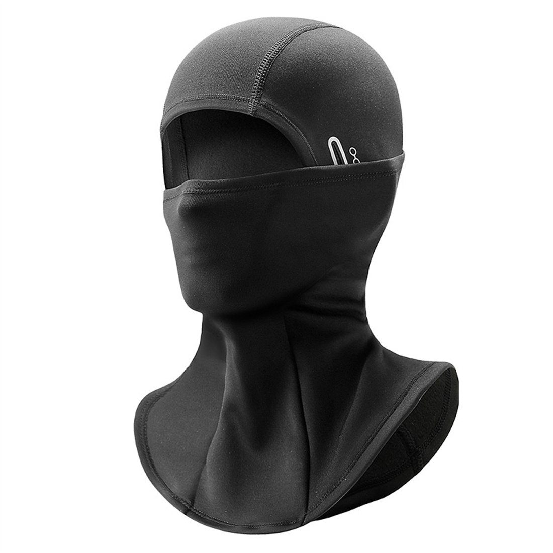 DÖRÖY Sturmhaube Warme Kopfbedeckungen für den Wintersport, gepolsterte Skimasken Schwarz