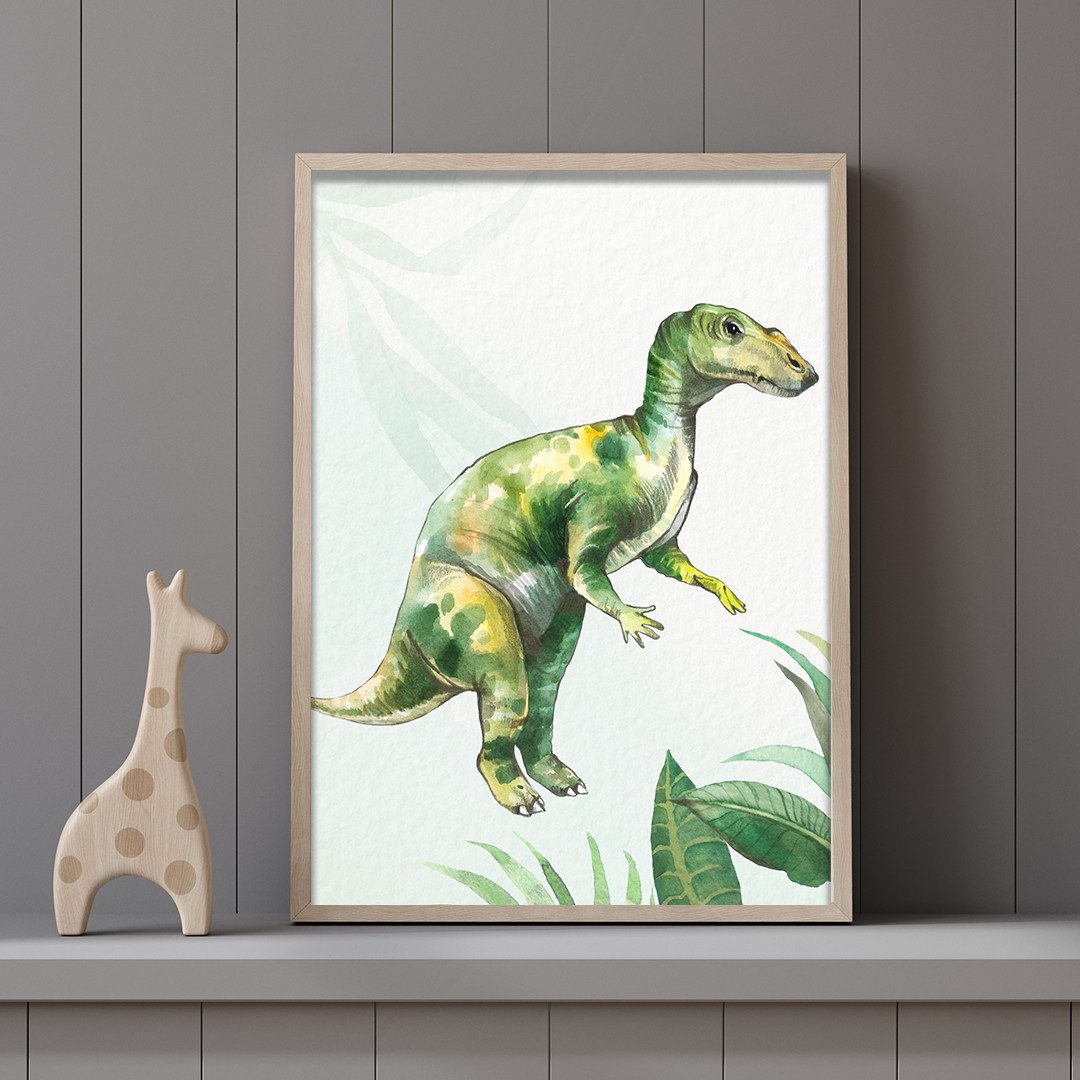 MeinBaby123® Poster Dinosaurier Poster, Dinosaurier Bilder, Babyzimmer Deko, Kinderzimmer Wandbilder – Bild 4 von 5