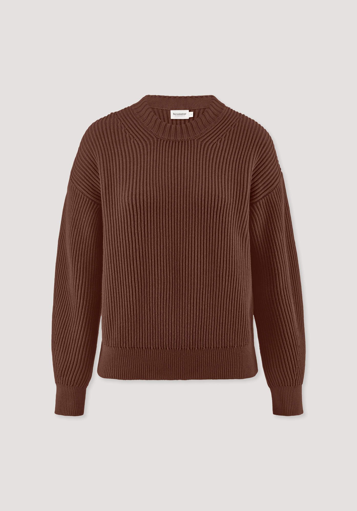 Hessnatur Strickpullover Relaxed aus reiner Bio-Baumwolle (1-tlg)