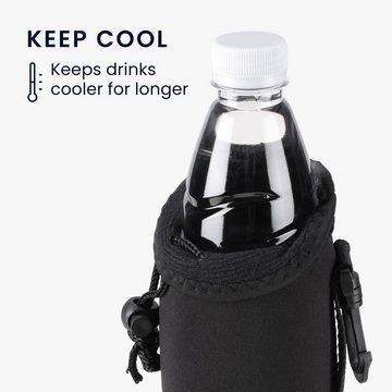 kwmobile Outdoor-Flaschenkühler 2x 330-500ml Flasche Flaschenkühler Flaschenträger, für Bier Limo Wasser - aus isoliertem Neopren