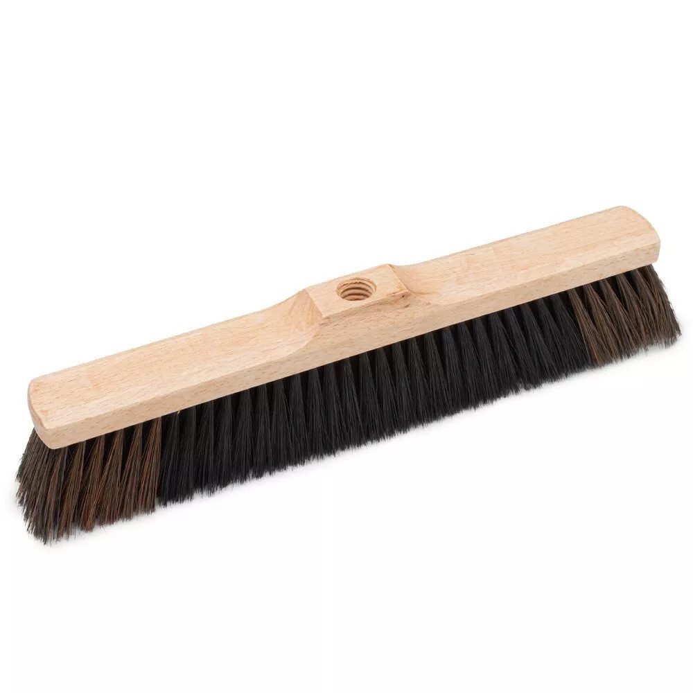Prima-Online Метла для пыли Holz Веникиkopf Hausbesen 22 mm Gewinde, mit Stiel, Breite: 40 cm