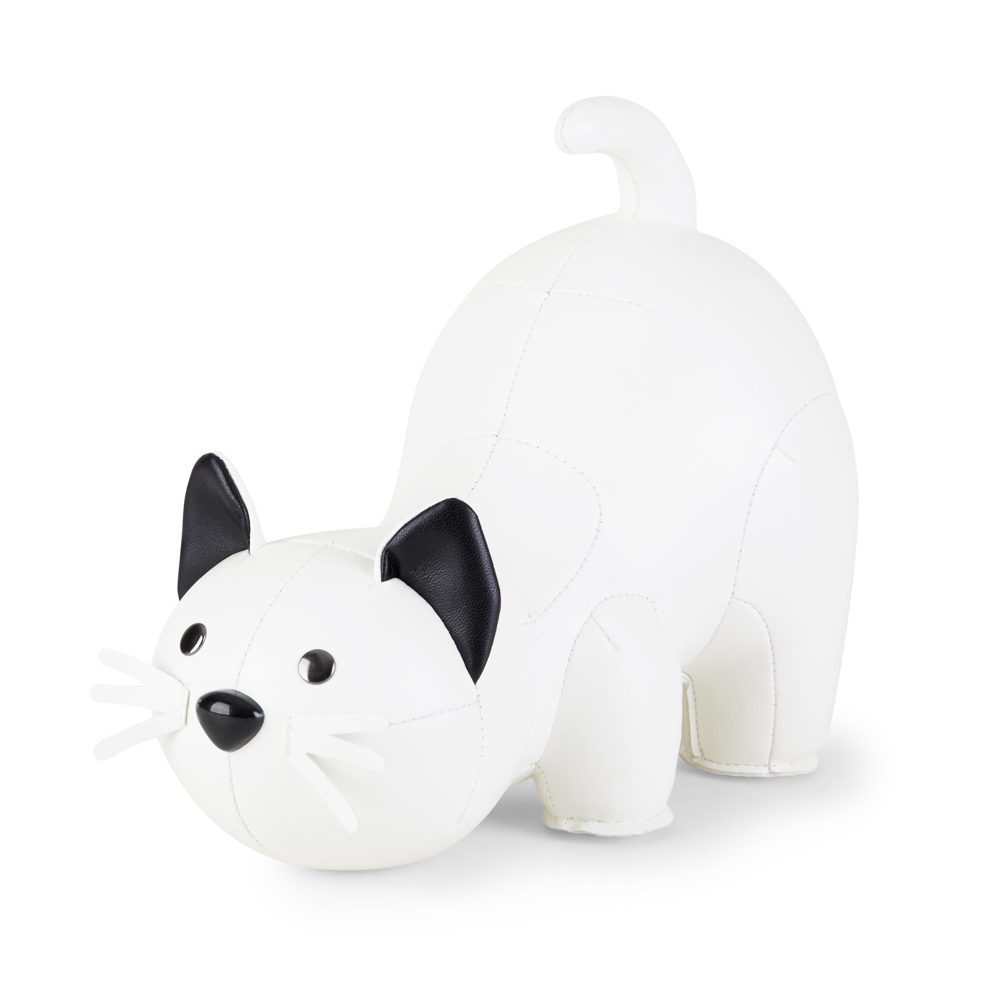 Züny Türstopper Zuny Classic, Buchstütze, 1 kg, Katze, Weiß