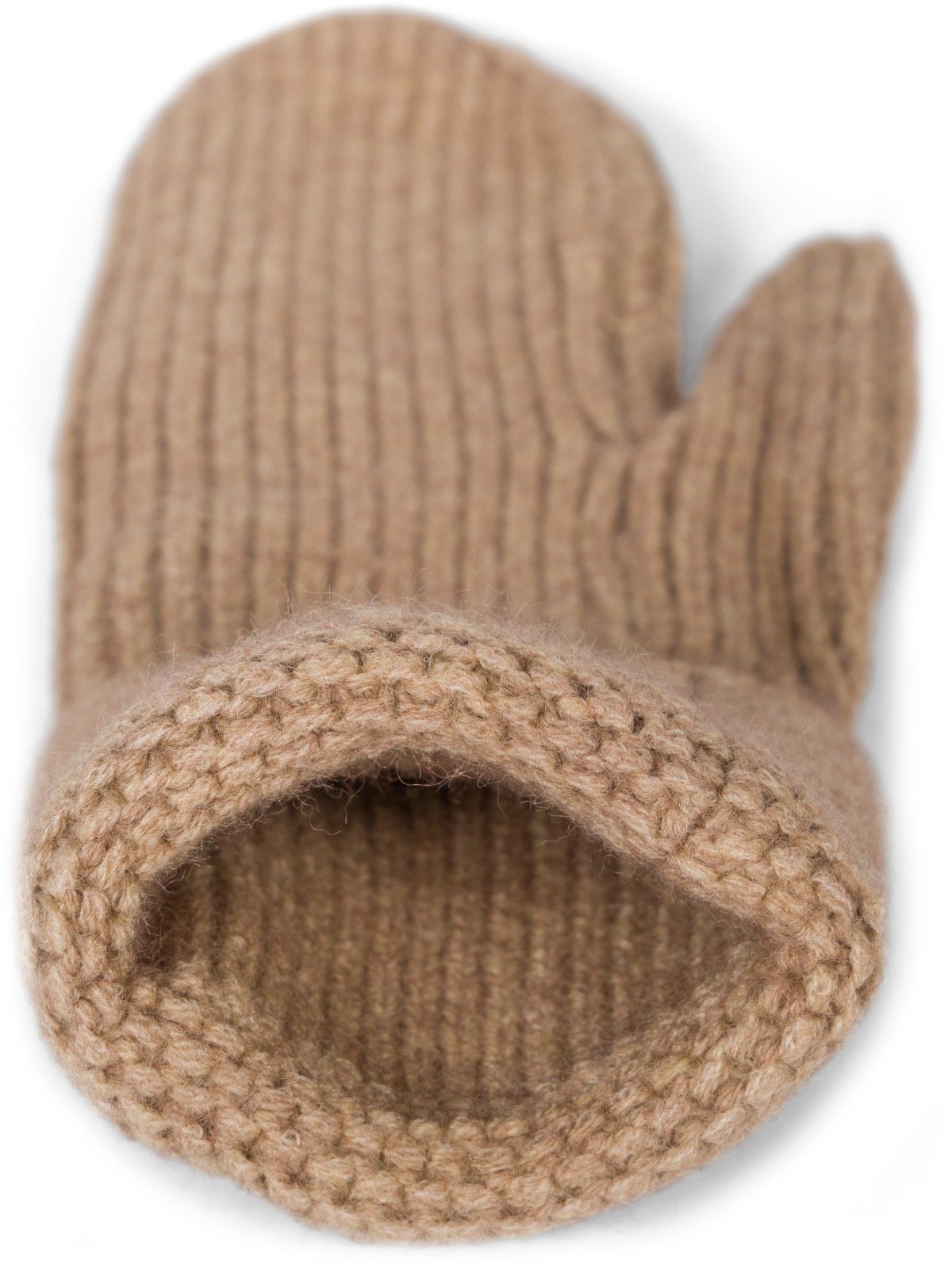 styleBREAKER Fäustlinge Strick Fäustlinge mit gemustertem Bund (1-St)