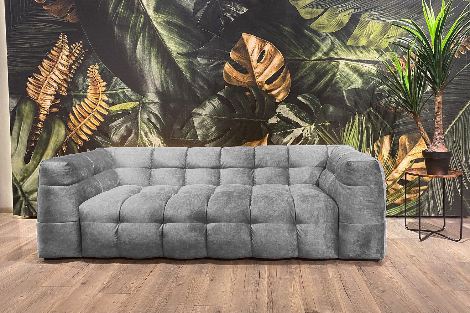 KAWOLA Sofa ROSARIO, Couch Velvet verschiedene Größen und verschiedene Цвета(ов)