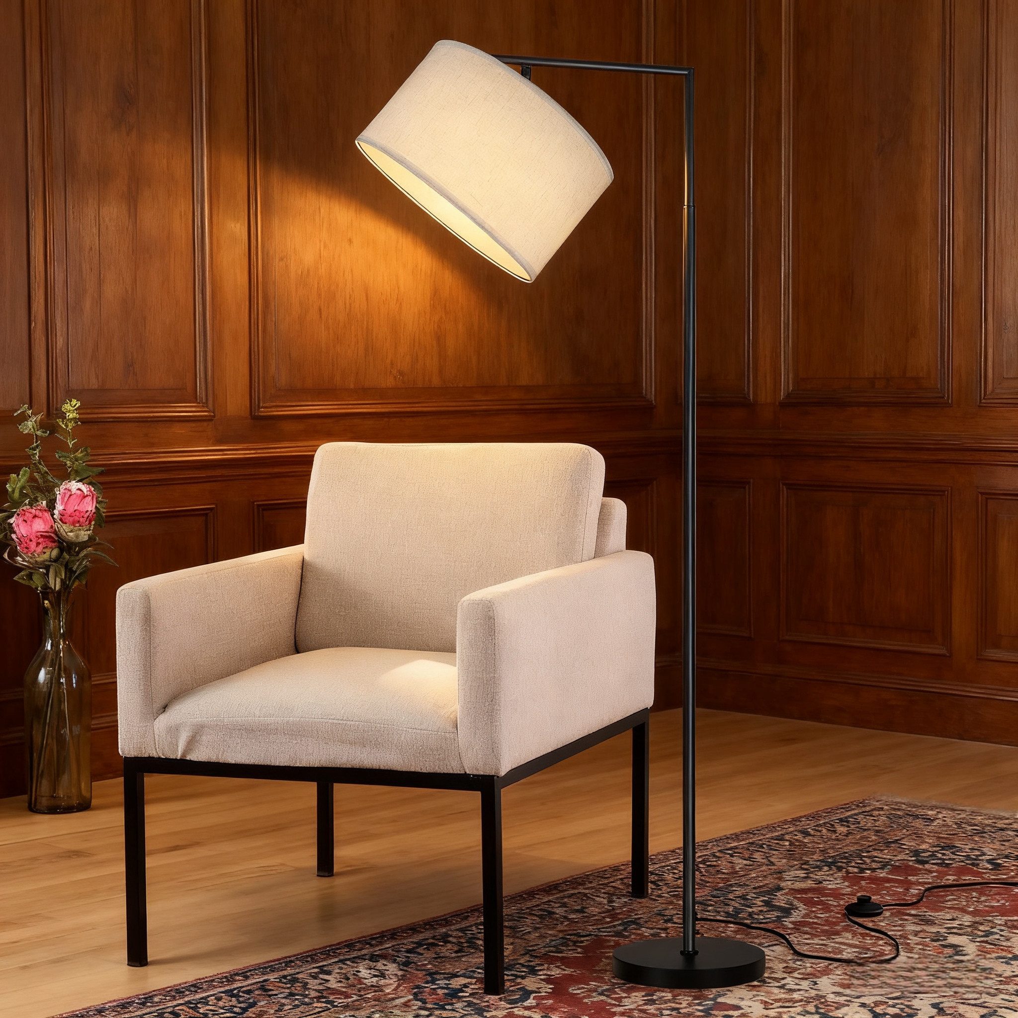 Nettlife Stehlampe Wohnzimmer Weiß Stehleuchte Modern günstig online kaufen