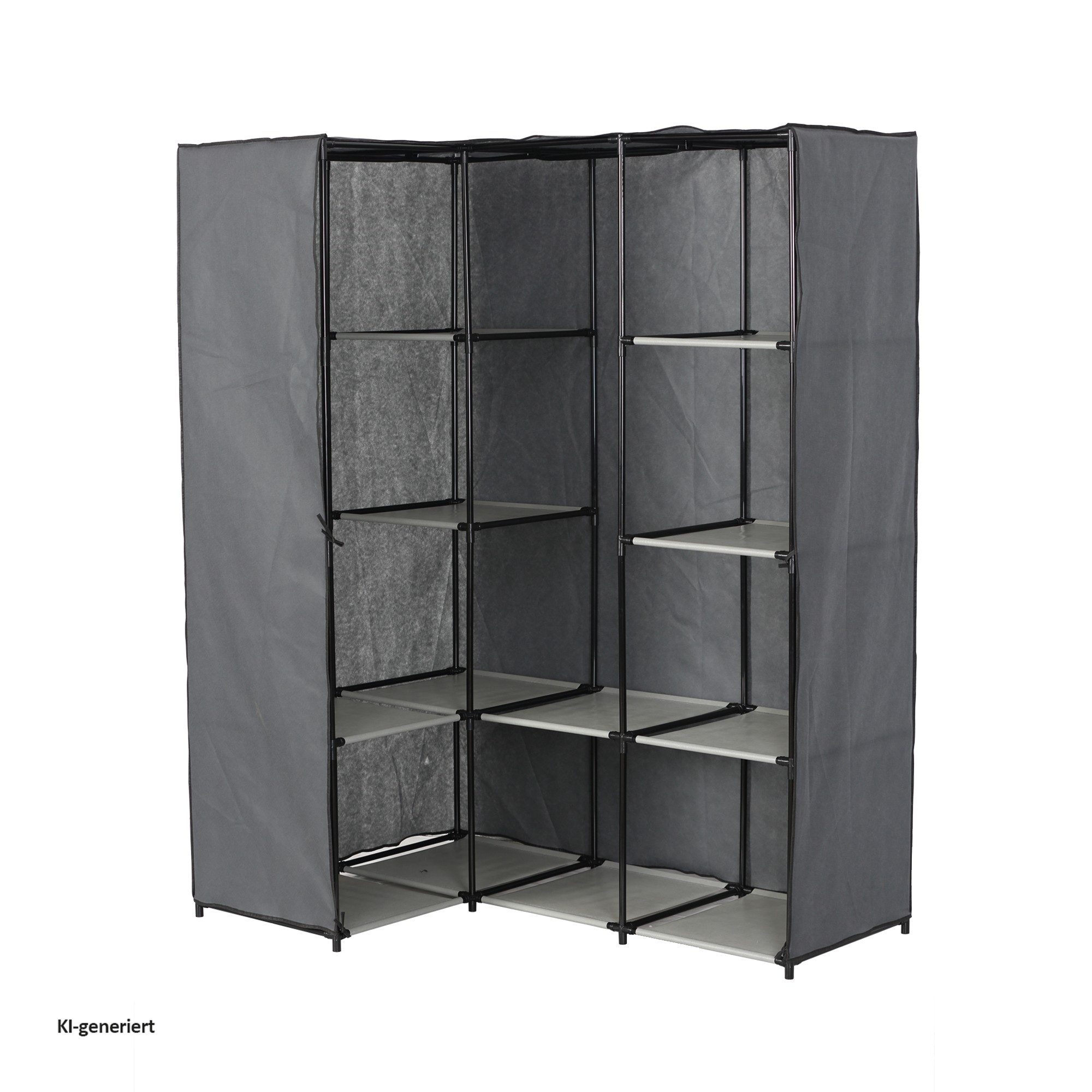 HTI-Living Stoffschrank Eckregal Lena (Stück, 1-St., 1 Stoffschrank) Eckkleiderschrank – Bild 3 von 4