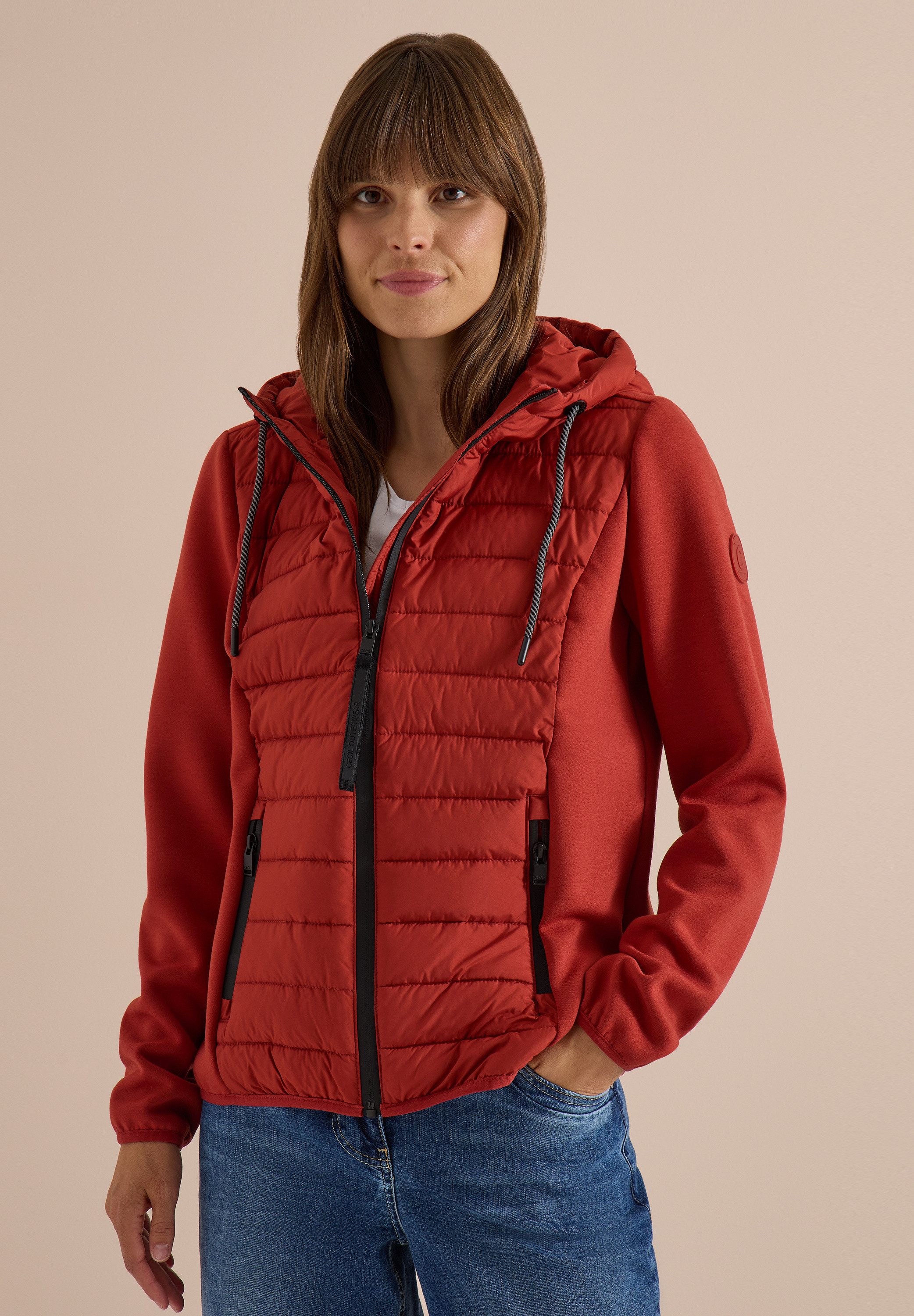 CECIL Outdoorjacke mit Kapuze mit Tunnelzugband