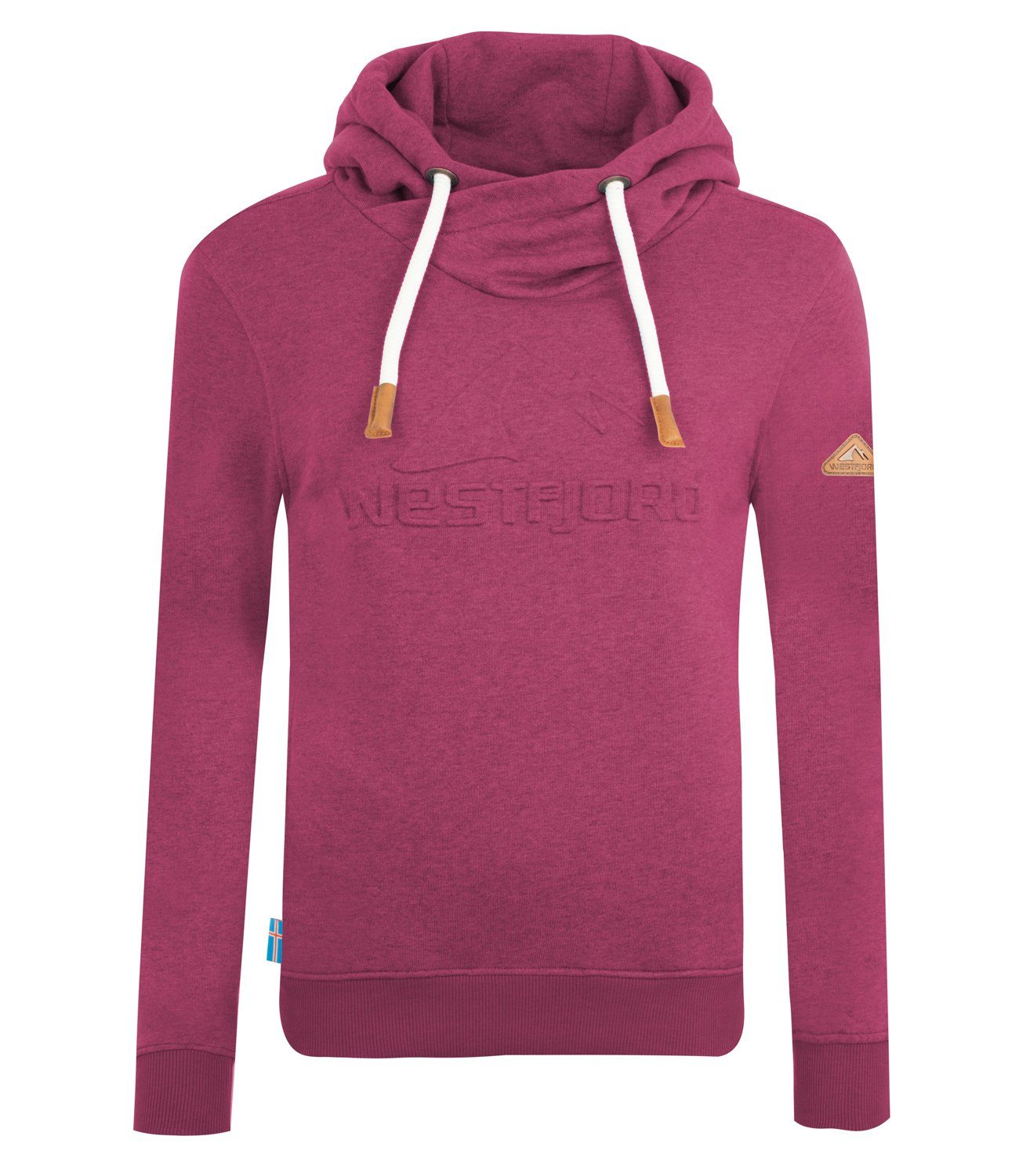 Westfjord Hoodie Askja Dunkelrosa