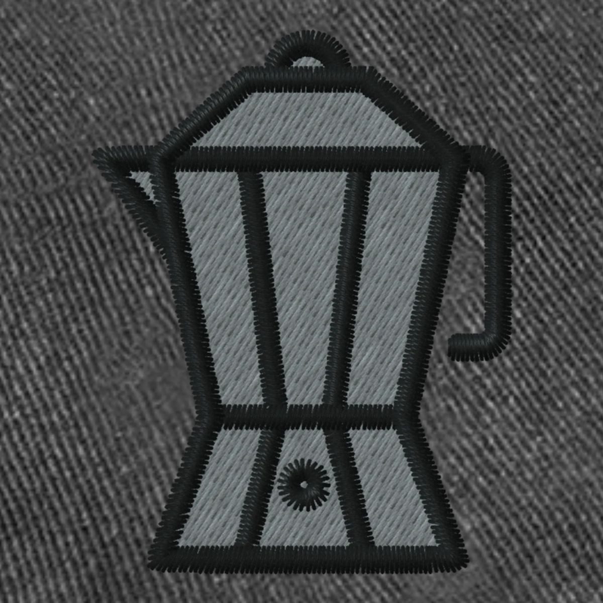 Spreadshirt Baseball Cap Stickerei Espressokanne Vintage Cap (1-St)