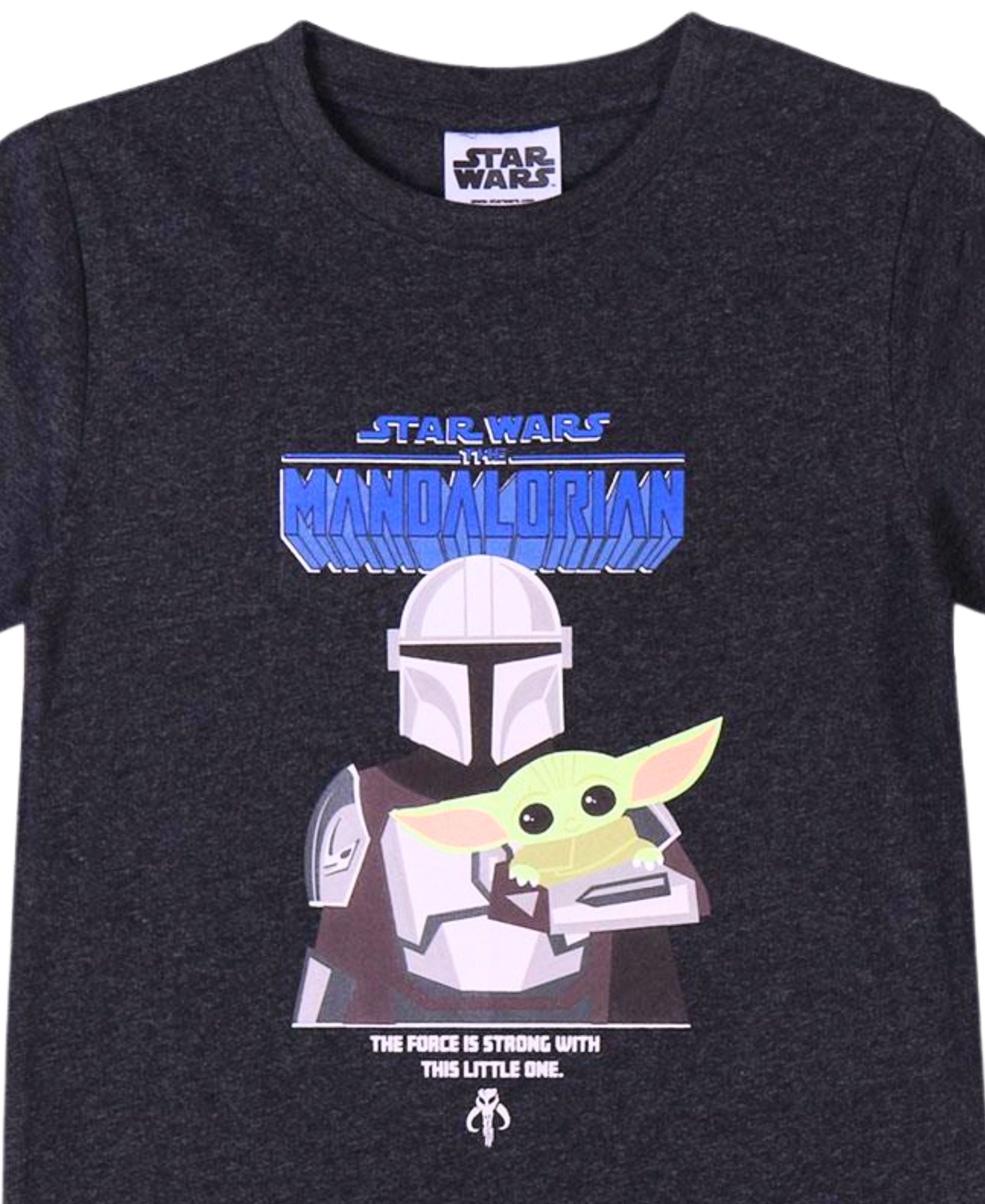 Cerdá T-Shirt STAR WARS - THE MANDALORIAN Jungen Kurzarmshirt Gr. 104- 158 cm