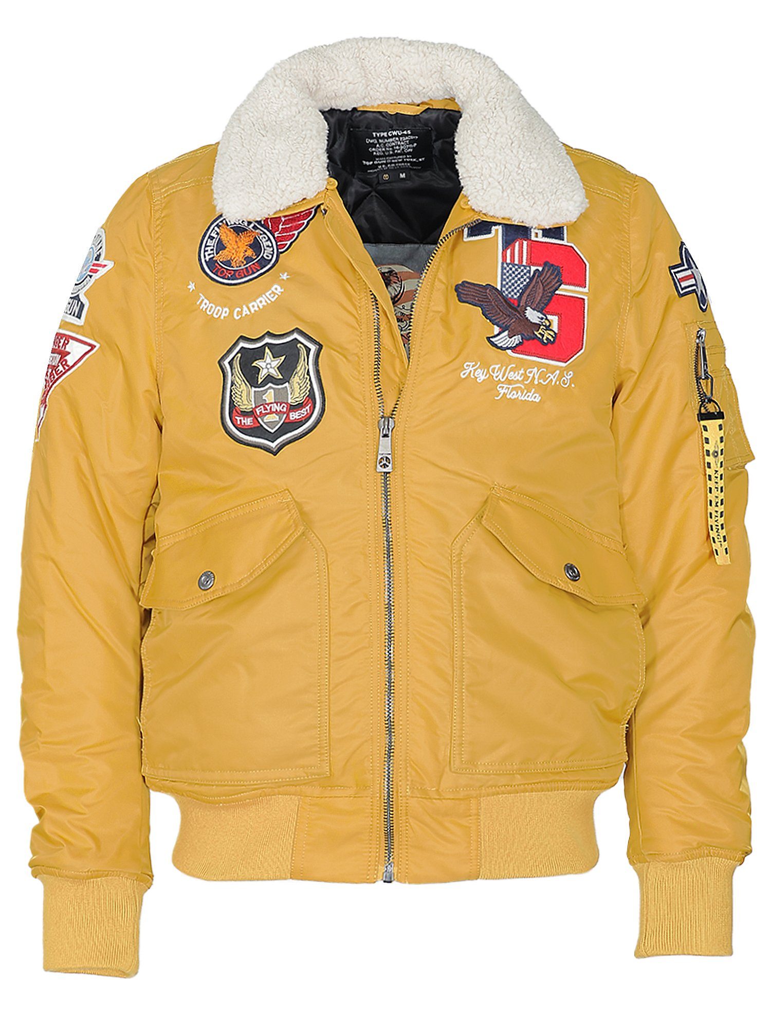 TG23002 Bomberjacke GUN yellow TOP