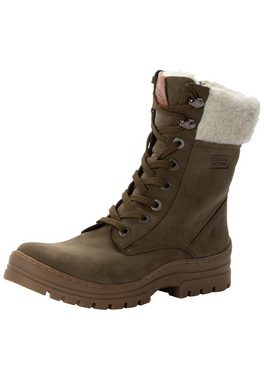 camel active mit warmem Wollfutter Schnürstiefel