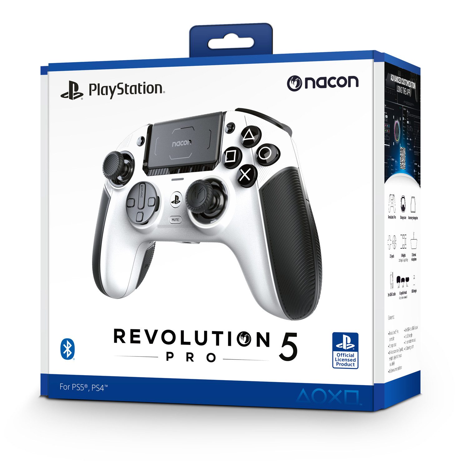 PS5 Revolution 5 Pro Controller, Weiß