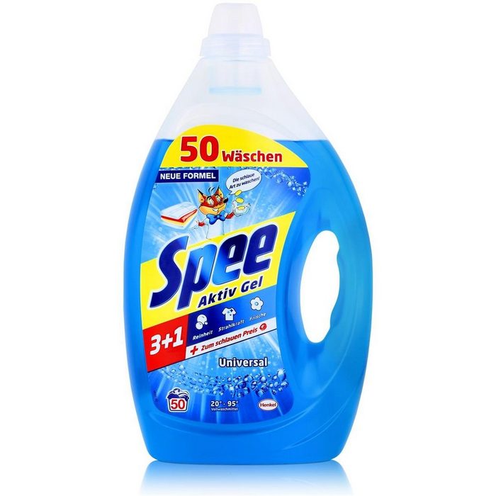 Spee Spee Aktiv Gel Universal Waschmittel 2 5L - Für saubere Wäsche (1er Pa Vollwaschmittel