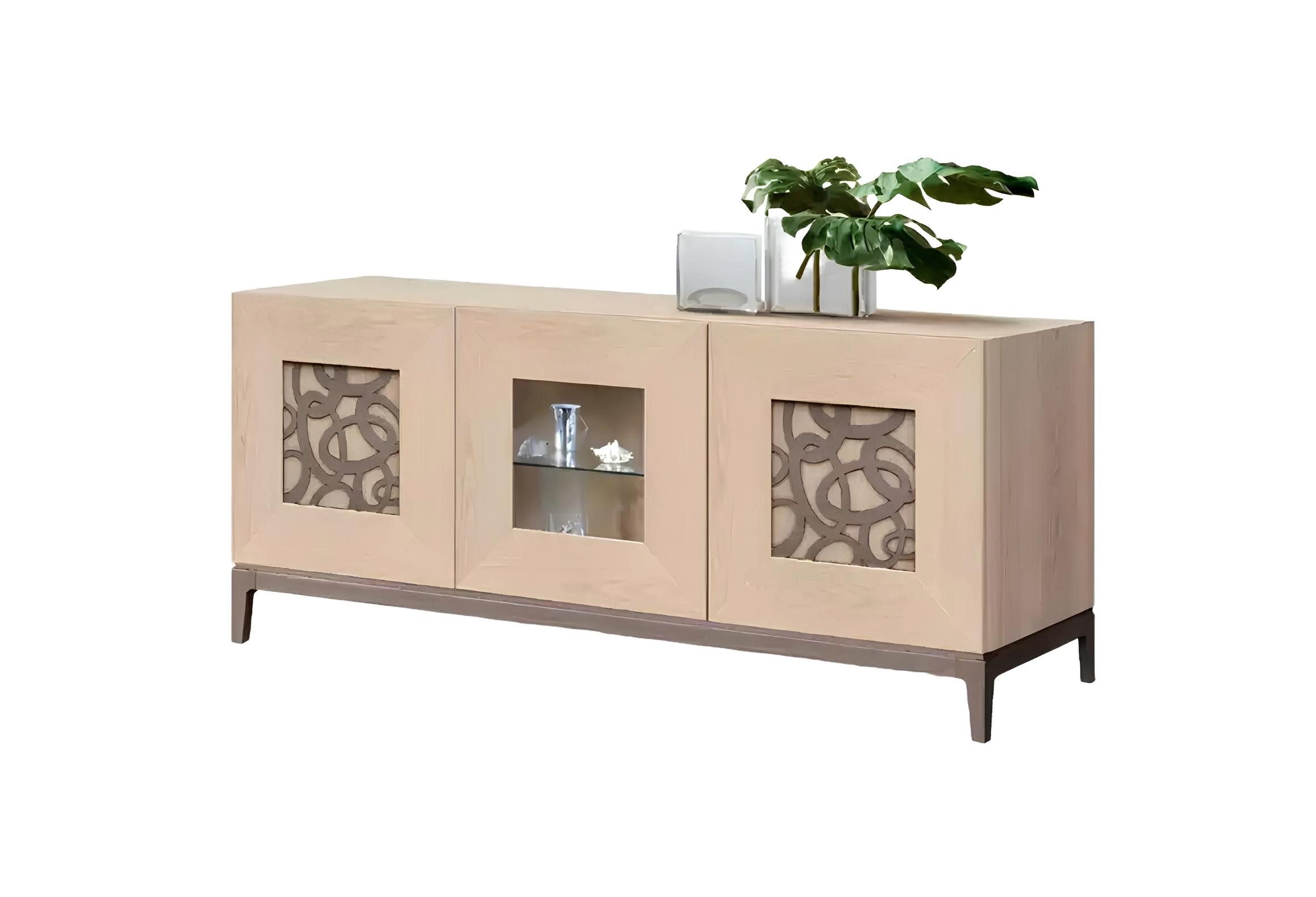 Xlmoebel Sideboard Wohnzimmer-Sideboard aus Holz mit Design und Designer-Kommode (1 St., Sideboard), Hergestellt in Europa