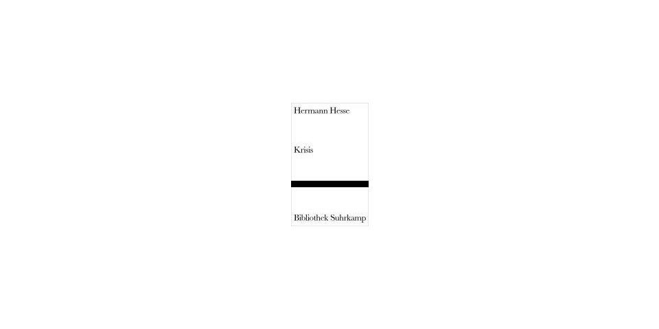 Suhrkamp Verlag Tagebuch Krisis