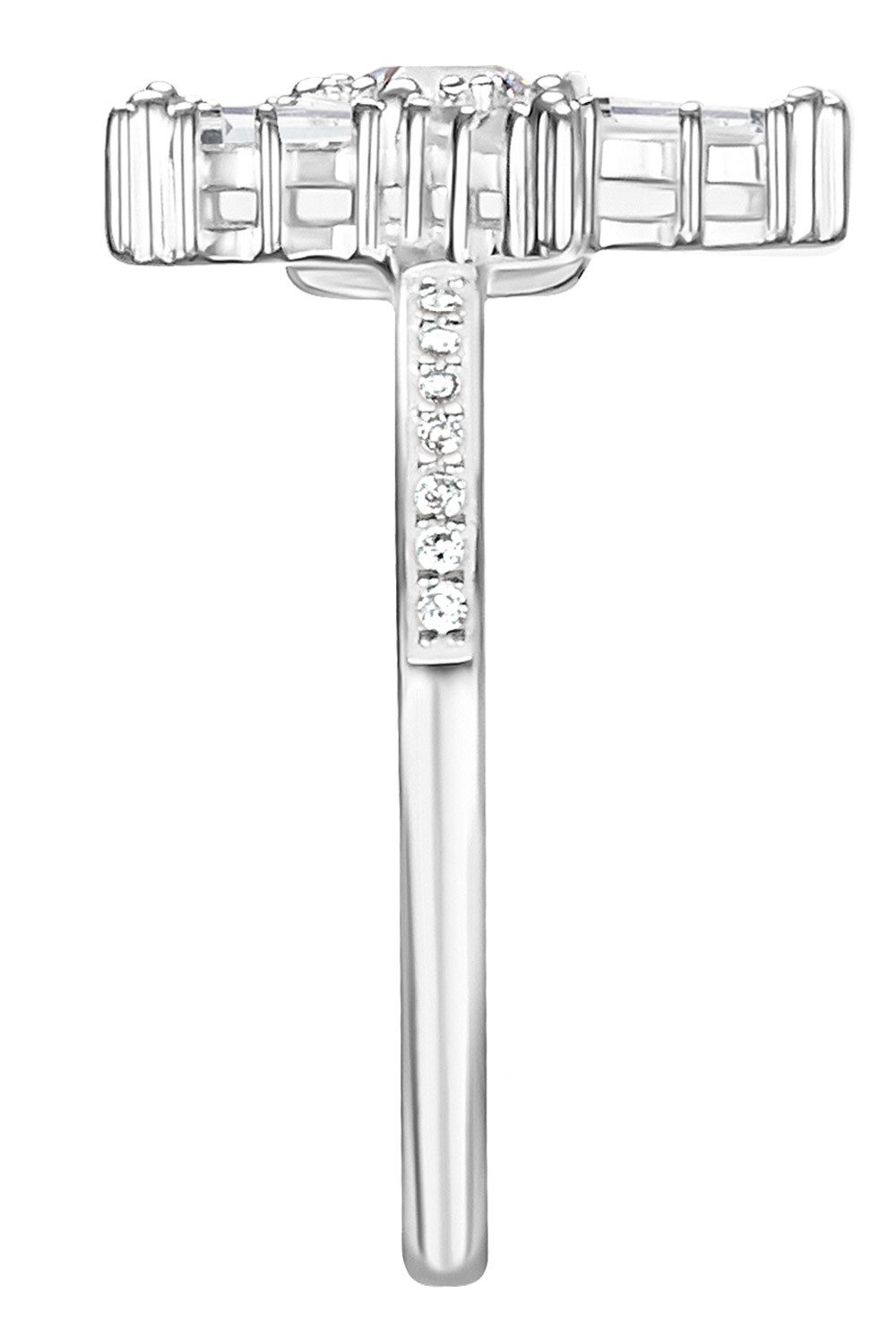 THOMAS SABO Silberring Silber Damen-Stern Groß