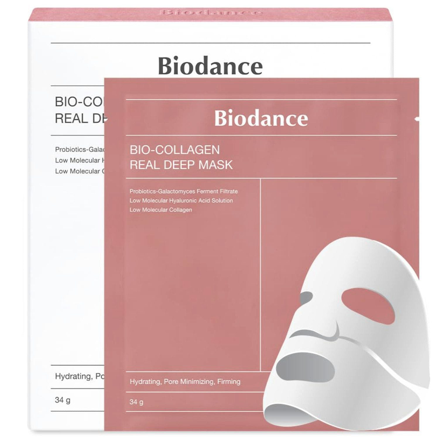 Gesichtsmaske Bio-Collagen Real Deep Mask 4er Pack -