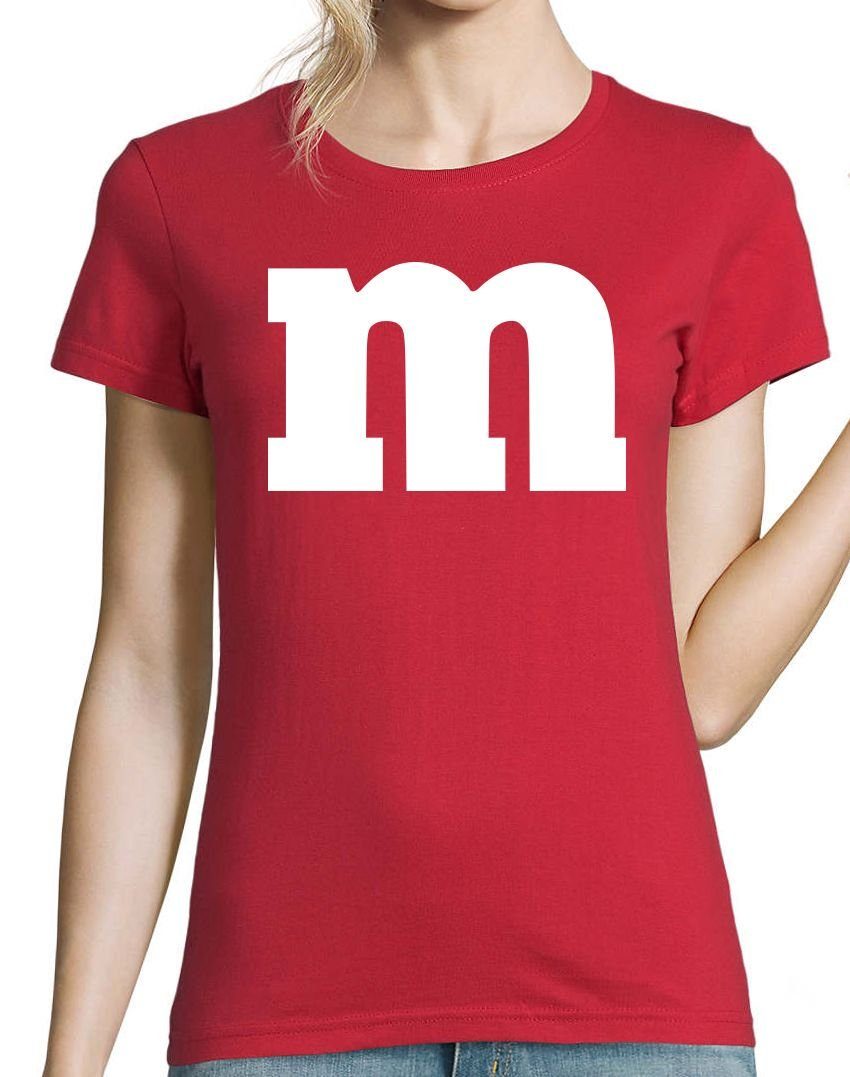 Youth Designz T-Shirt Team M Damen Fun Gruppen Shirt Fasching Karneval Kostüm mit lustigem Spruch Aufdruck