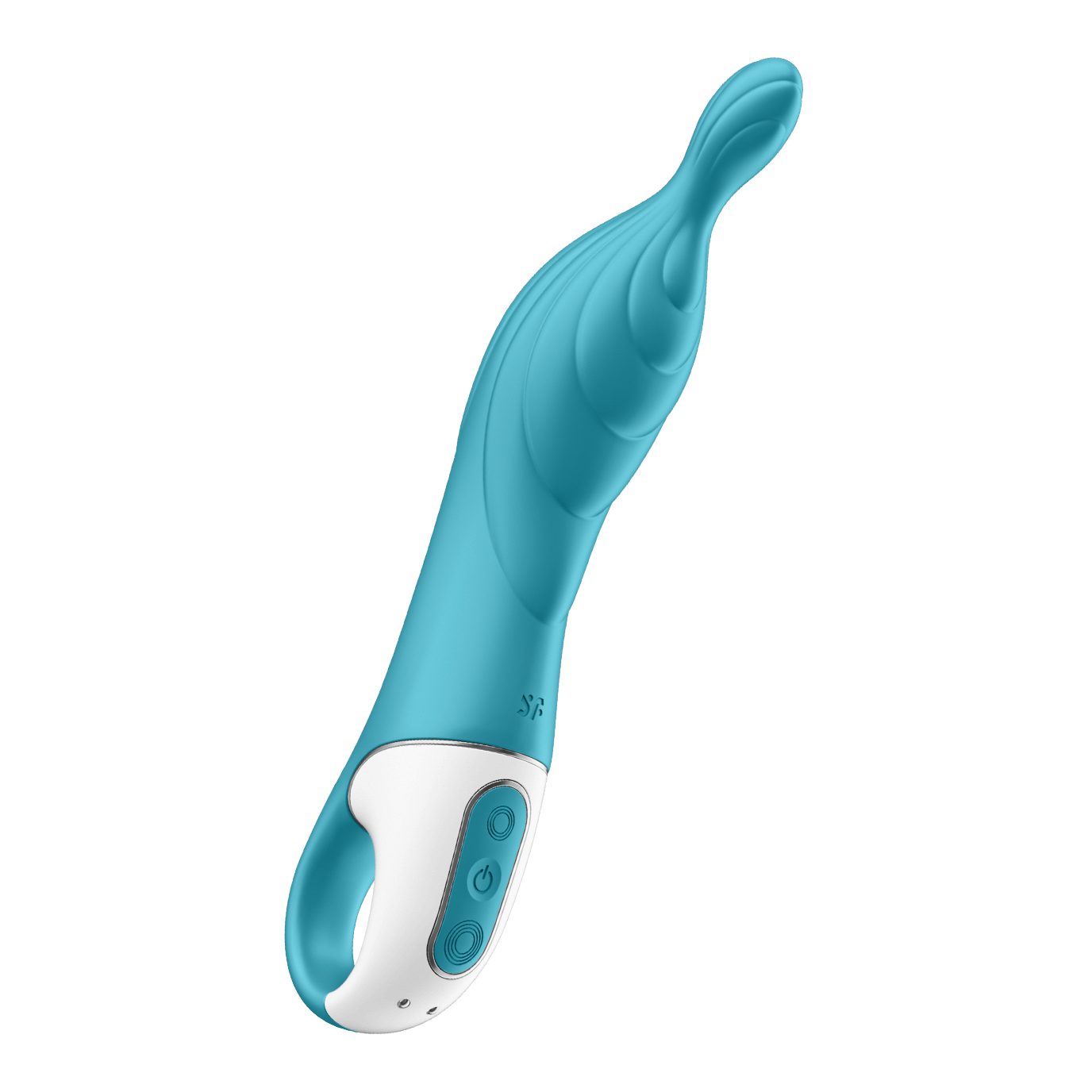 Satisfyer Klitoris-Stimulator Satisfyer "A-Mazing 2", A-Punkt-Vibrator, flexible Spitze, 22cm Türkis