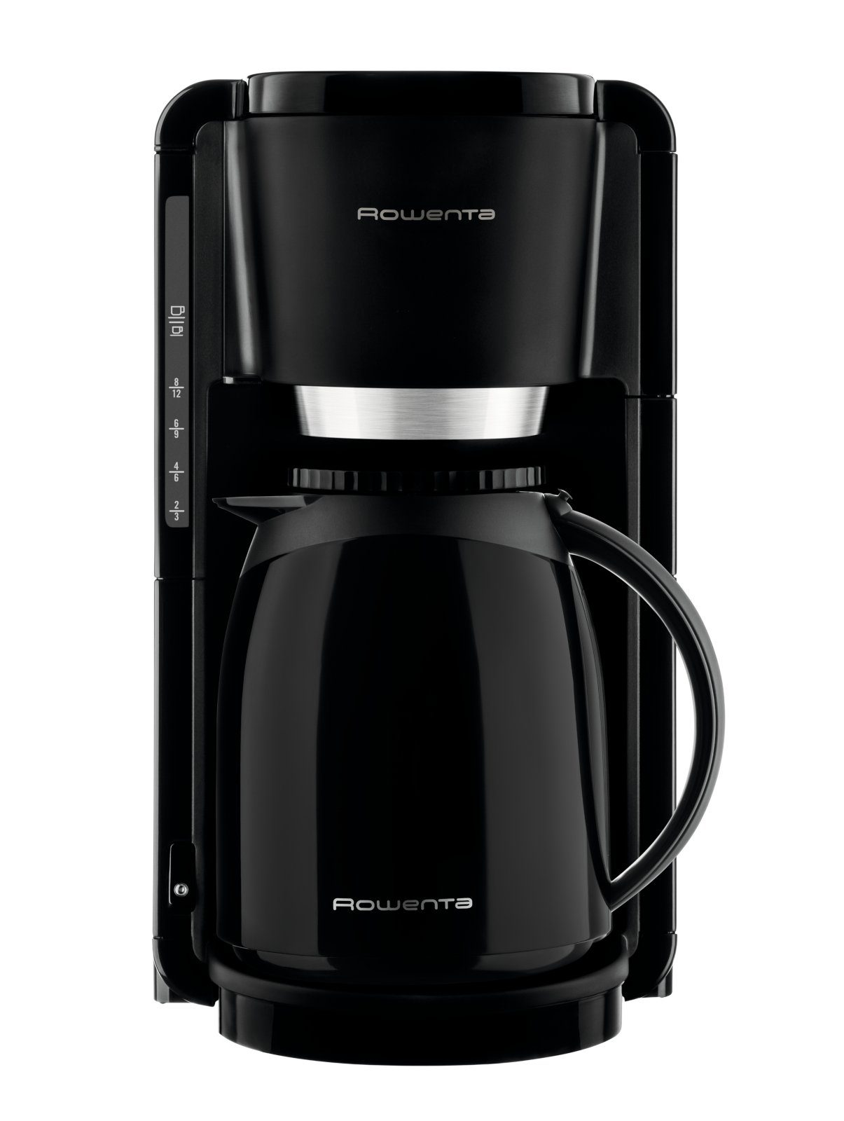 Rowenta Filterkaffeemaschine Thermo-Kaffeemaschine CT3808 Kaffee schwarz, mit Thermokanne