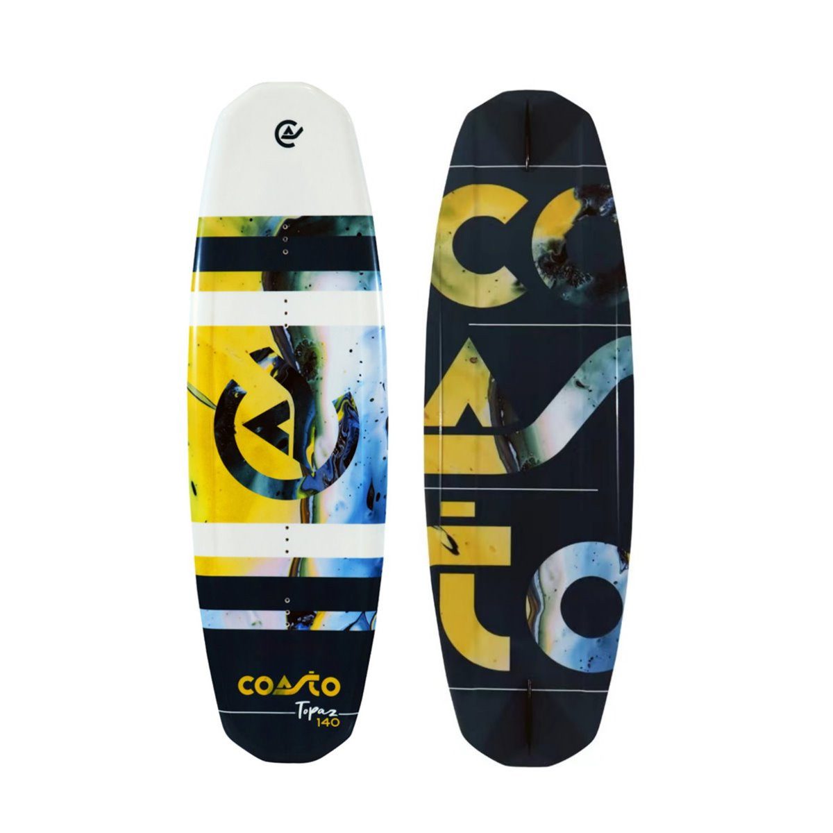 SUP-Board COASTO TOPAZ 140 Wakeboard Flex Hybrid Board Boot Cable Park
