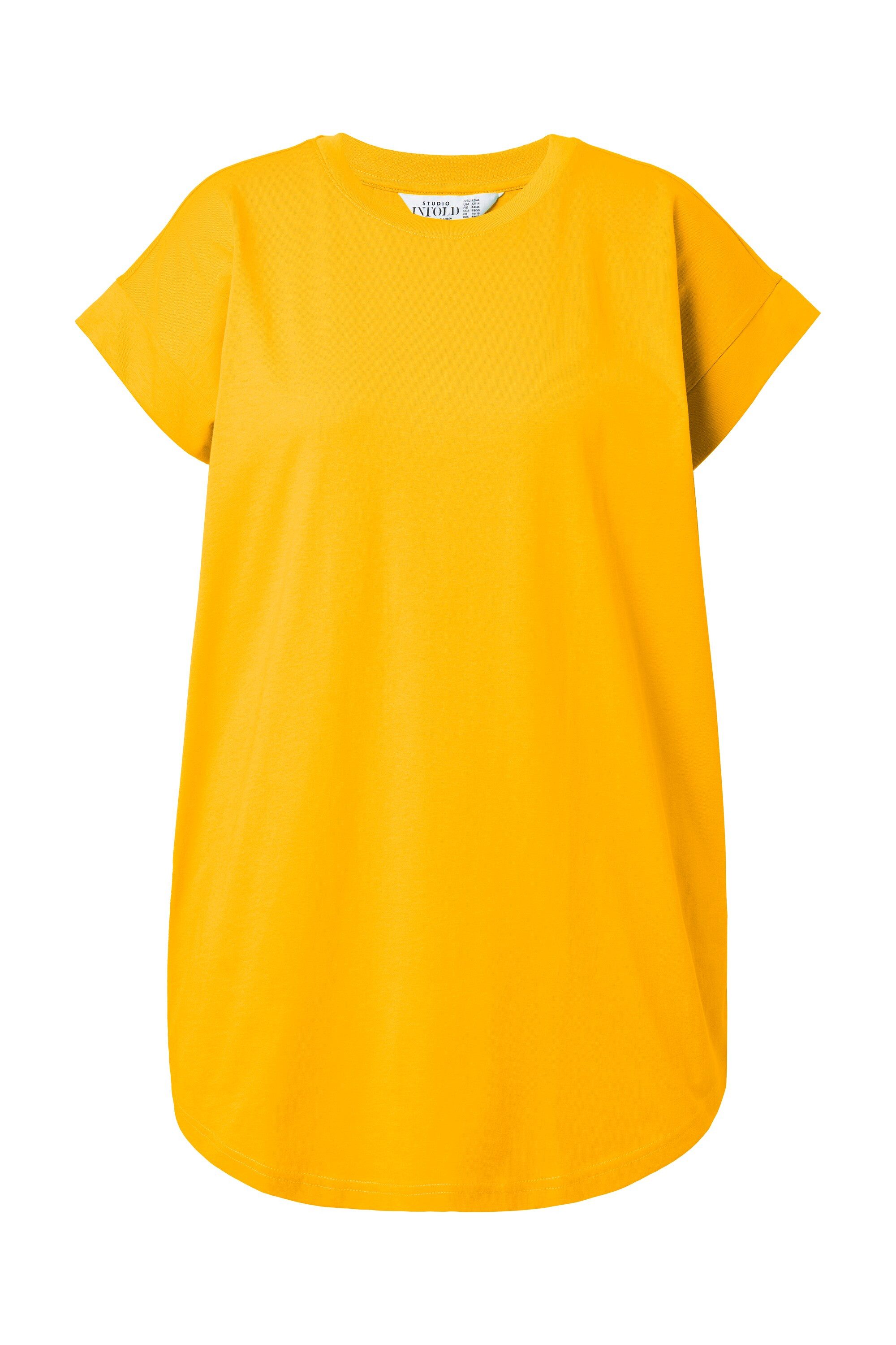 Studio Untold T-Shirt T-Shirt oversized gerundeter Saum Halbarm günstig online kaufen