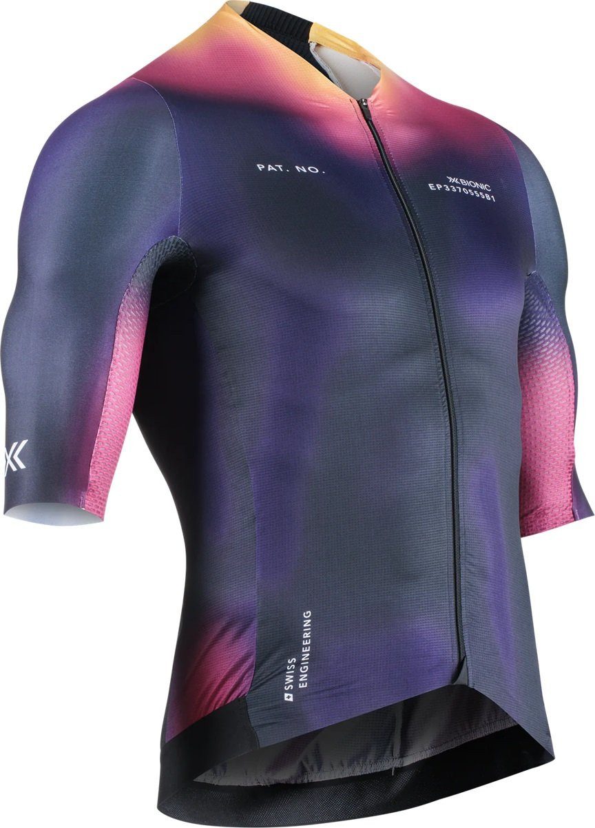 X-Bionic T-Shirt Fahrrad-Shirt Corefusion Aero Jersey (Front-Reißverschluss, leicht)