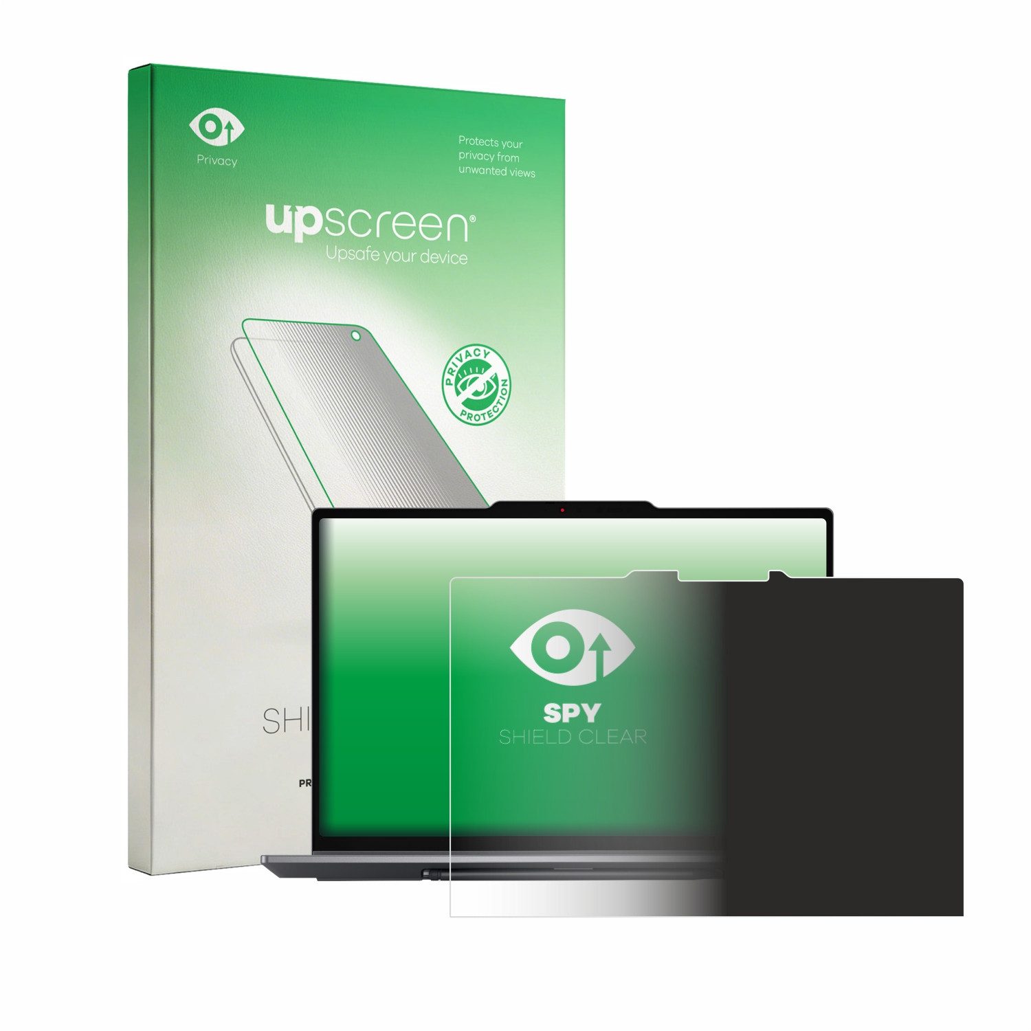 upscreen Displayschutzfolie Sichtschutzfolie für Lenovo ThinkPad X1 2-in-1 Gen 11 Aura Edition, Anti-Spy Privacy Sichtschutz Blickschutzfolie Blaulicht-Schutz