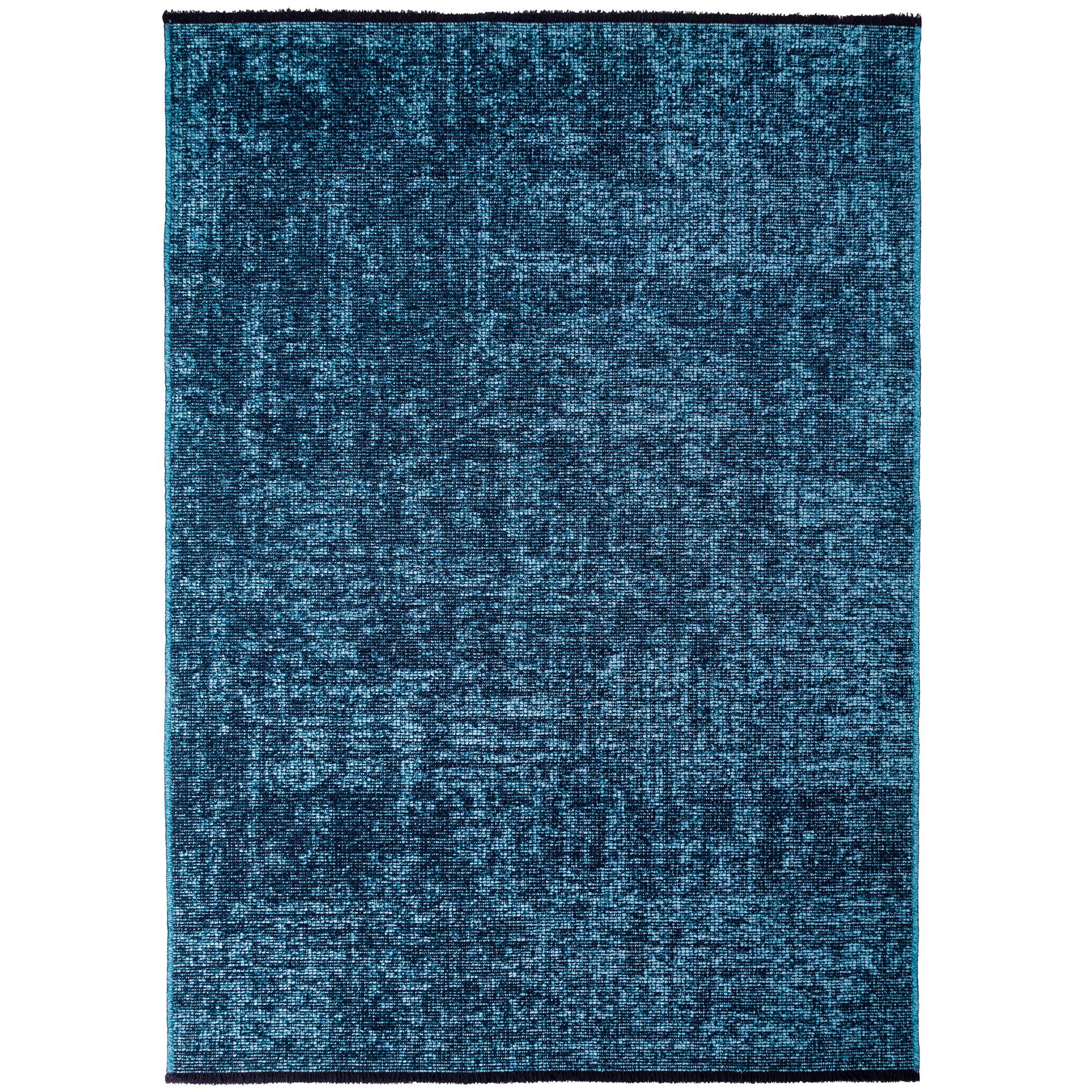 KADIMA DESIGN Wollteppich Kurzflor Unicolor Chenille günstig online kaufen