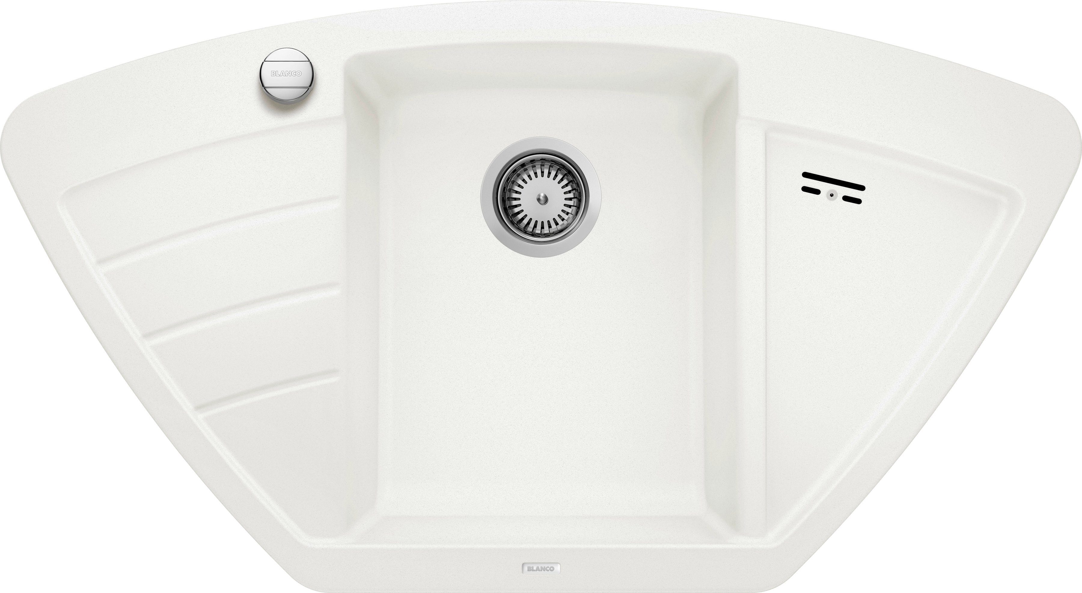 Blanco Granitspüle ZIA 9 E, eckig, 51/93 cm, (1 St), erhältlich in mehreren Farben