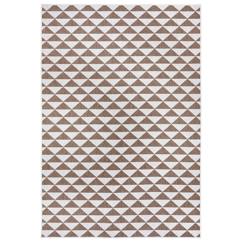 Teppich mm Wendeteppich rechteckig, Höhe: Beige In- Tahiti Creme, & Outdoor NORTHRUGS, 5