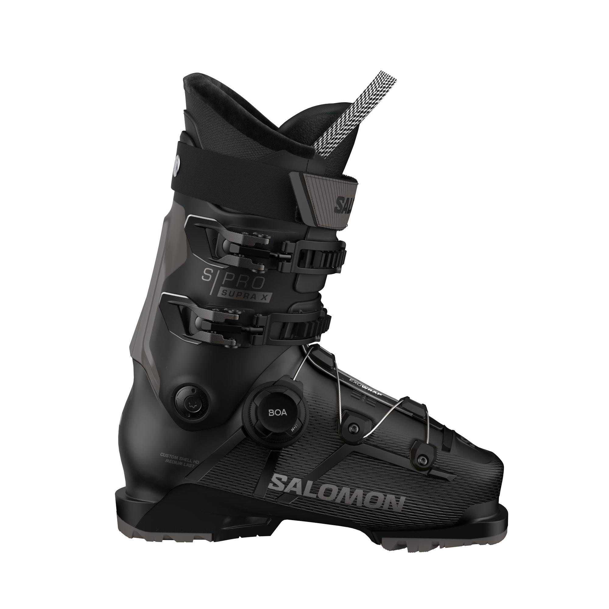 Salomon ALP. BOOTS S/PRO SUPRA BOA X100 BLACK/DARK GREY MET./DARK GREY MET. Skischuh