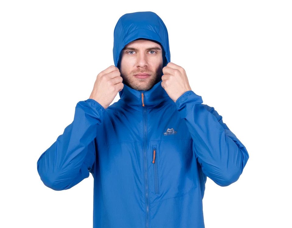 Mountain Equipment Softshelljacke Aerofoil Hooded Mens Jacket Atlantic Blue