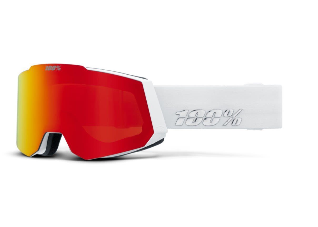100% Skibrille 100% Snowcraft Hiper Accessoires HiPER Vermillion - Red ML Mirror