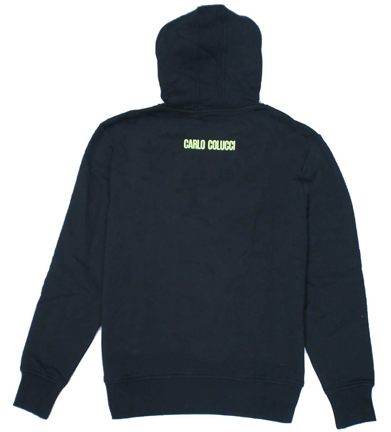 CARLO COLUCCI Hoodie Neon Print (1-tlg)