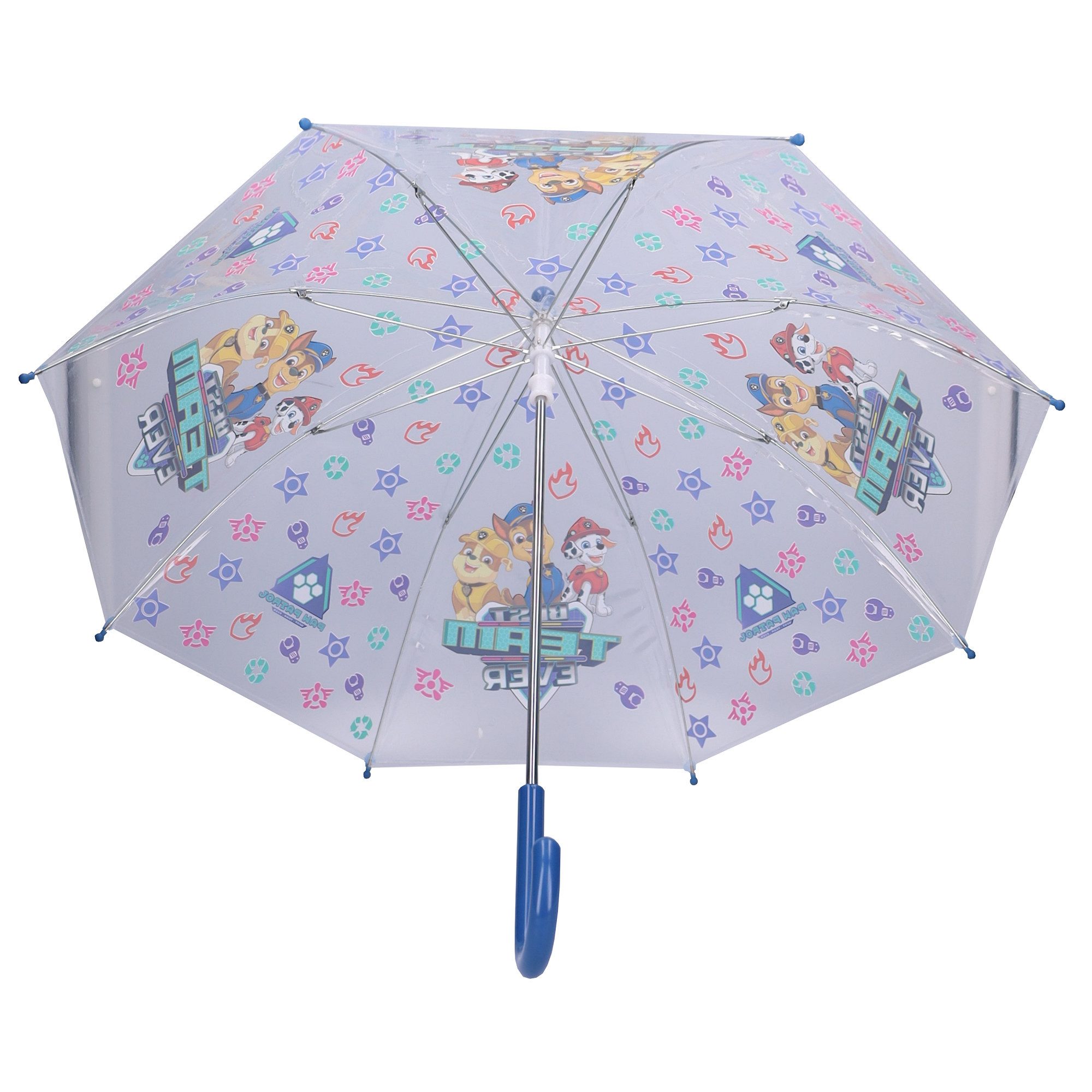 PAW PATROL Stockregenschirm ⌀ 71 cm Regenschirm für Kinder mit einfachem Öffnungsmechanismus