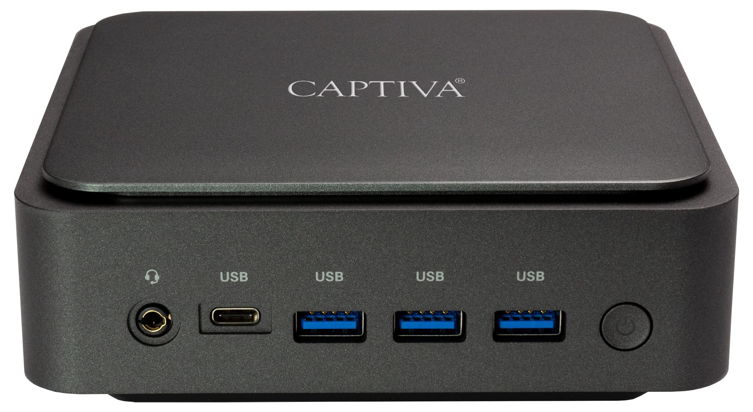 CAPTIVA Mini PC Power Starter I76-534 Mini-PC (Intel® Core i7 1260P, -, 8 GB RAM, 500 GB SSD, Luftkühlung)