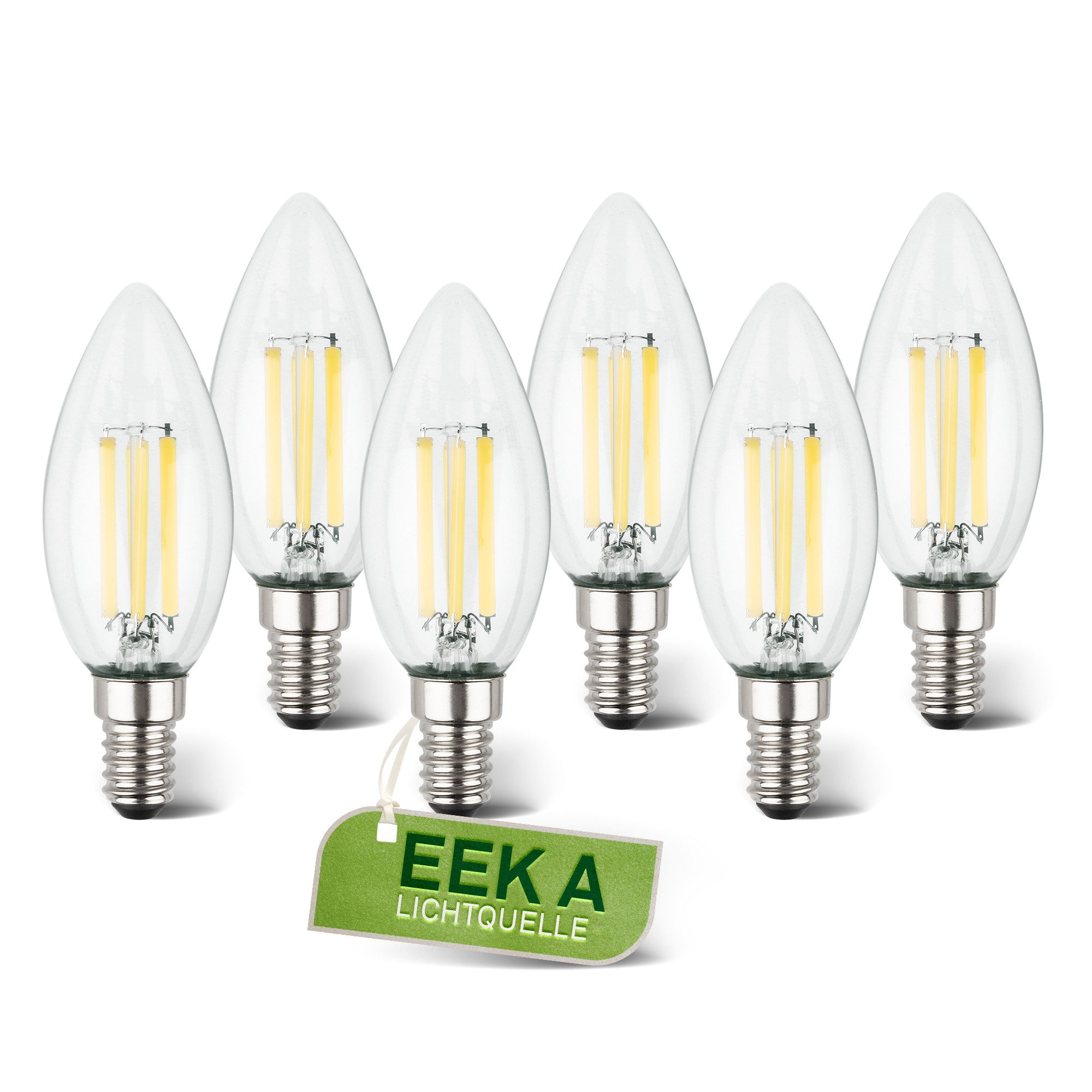 Briloner Leuchten LED-Leuchtmittel LED Lampe E14 Energieeffizienz A Set, E14, ultra energieeffizient, E14, 2 o 6er Set, 2,5/4 Watt