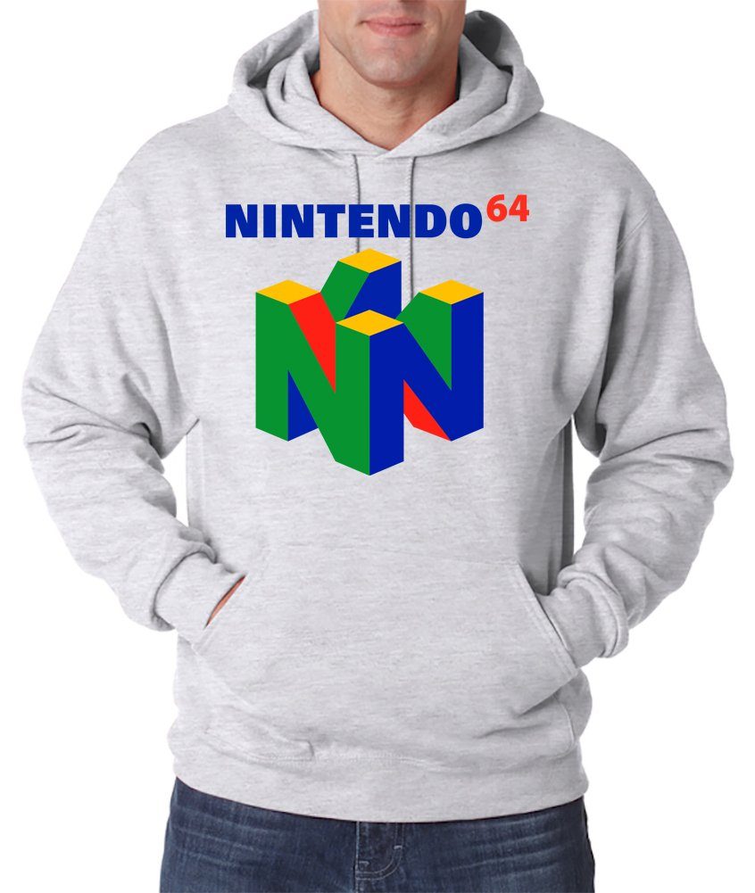 Kapuzenpullover N64 Herren Hoodie Pullover