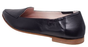 Gallucci Ballerinas von Gallucci 20001 Leder Klassisch Schmal Schwarz Nero Pumps