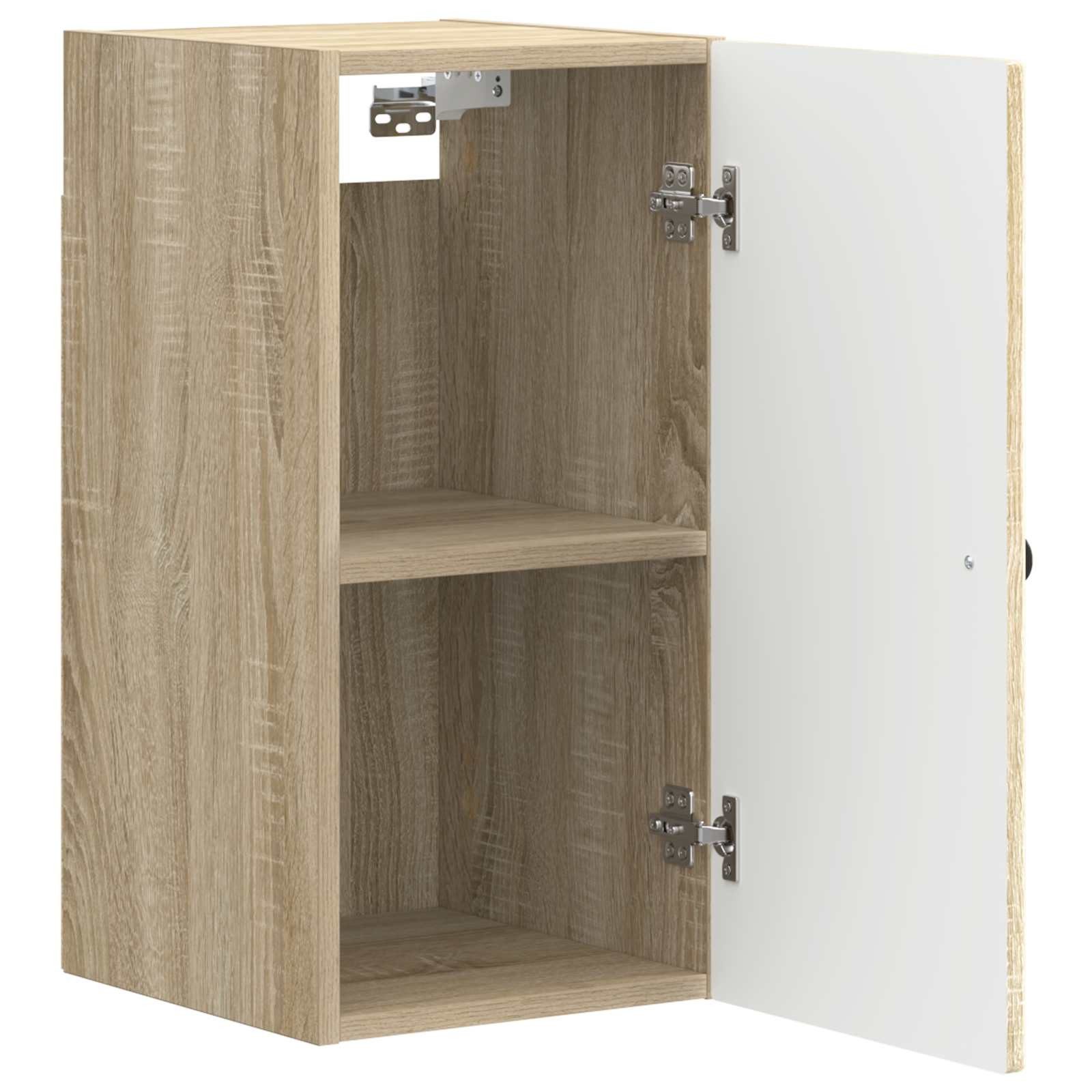vidaXL Badezimmerspiegelschrank Badezimmer-Wandschrank EDE Sonoma-Eiche 30 x 31 x 59 cm