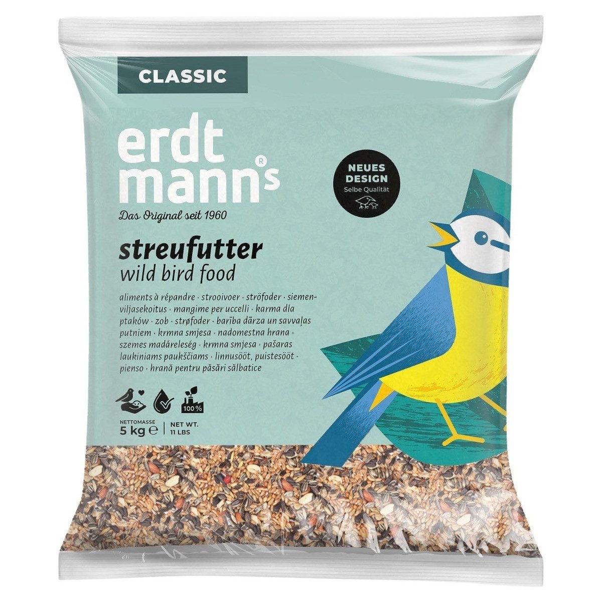 Erdtmann's Streufutter 5 kg, für: Vogel