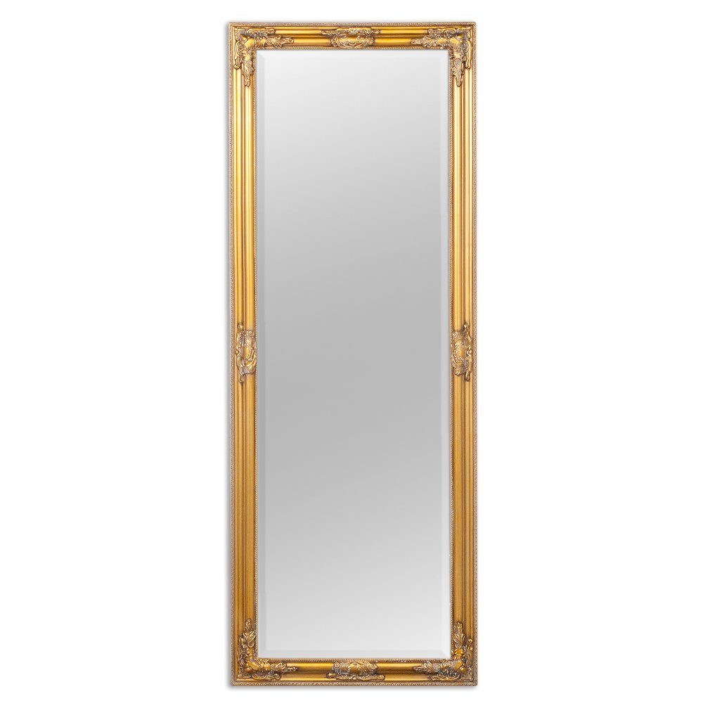 LebensWohnArt Wandspiegel Eleganter Barock Spiegel BESSA 180x60cm gold-anti günstig online kaufen
