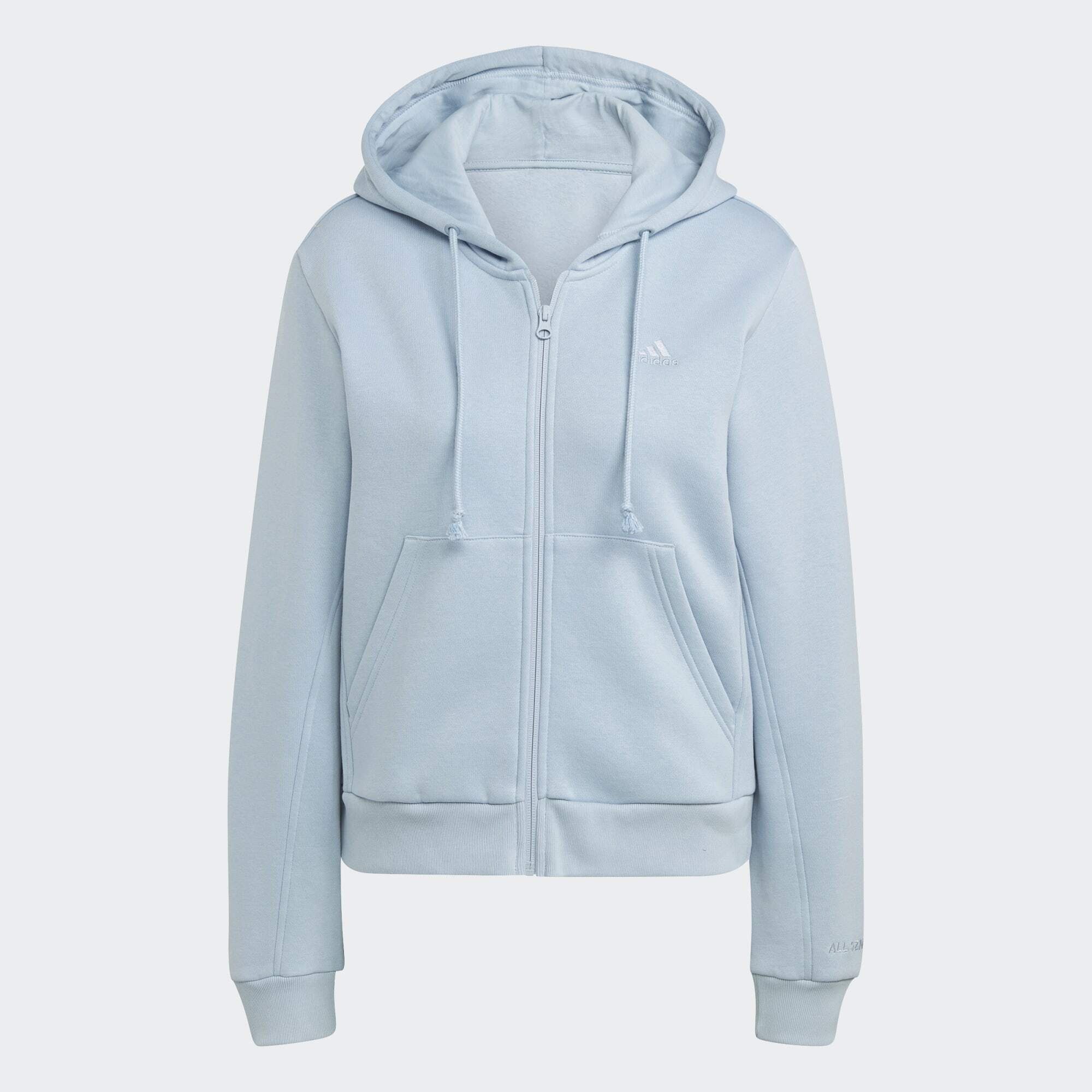 adidas Sportswear Hoodie ALL SZN Blue Wonder FLEECE KAPUZENJACKE FULL-ZIP