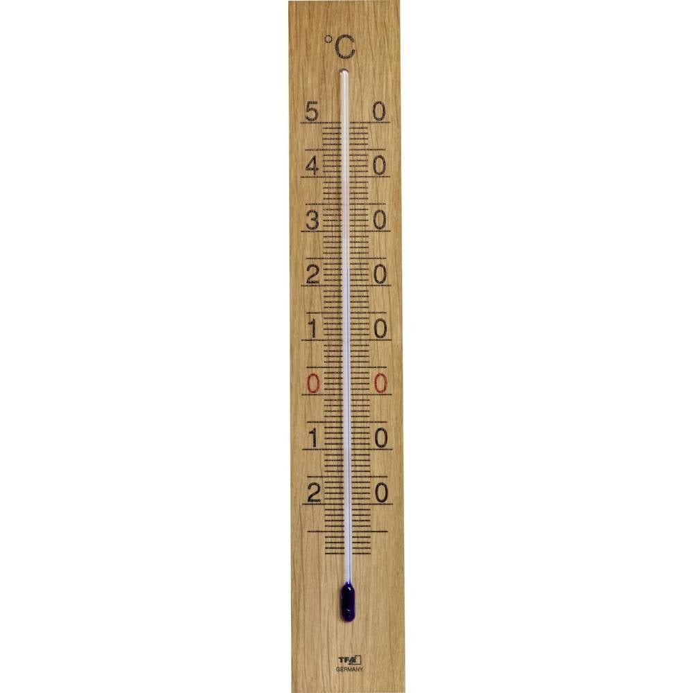 TFA Dostmann Raumthermometer Thermometer Eiche 12.1059.01