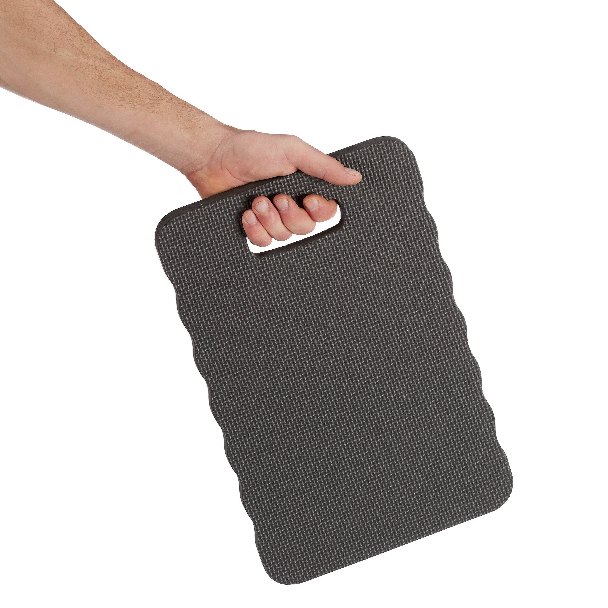 relaxdays Kniekissen 2er Set, schwarz