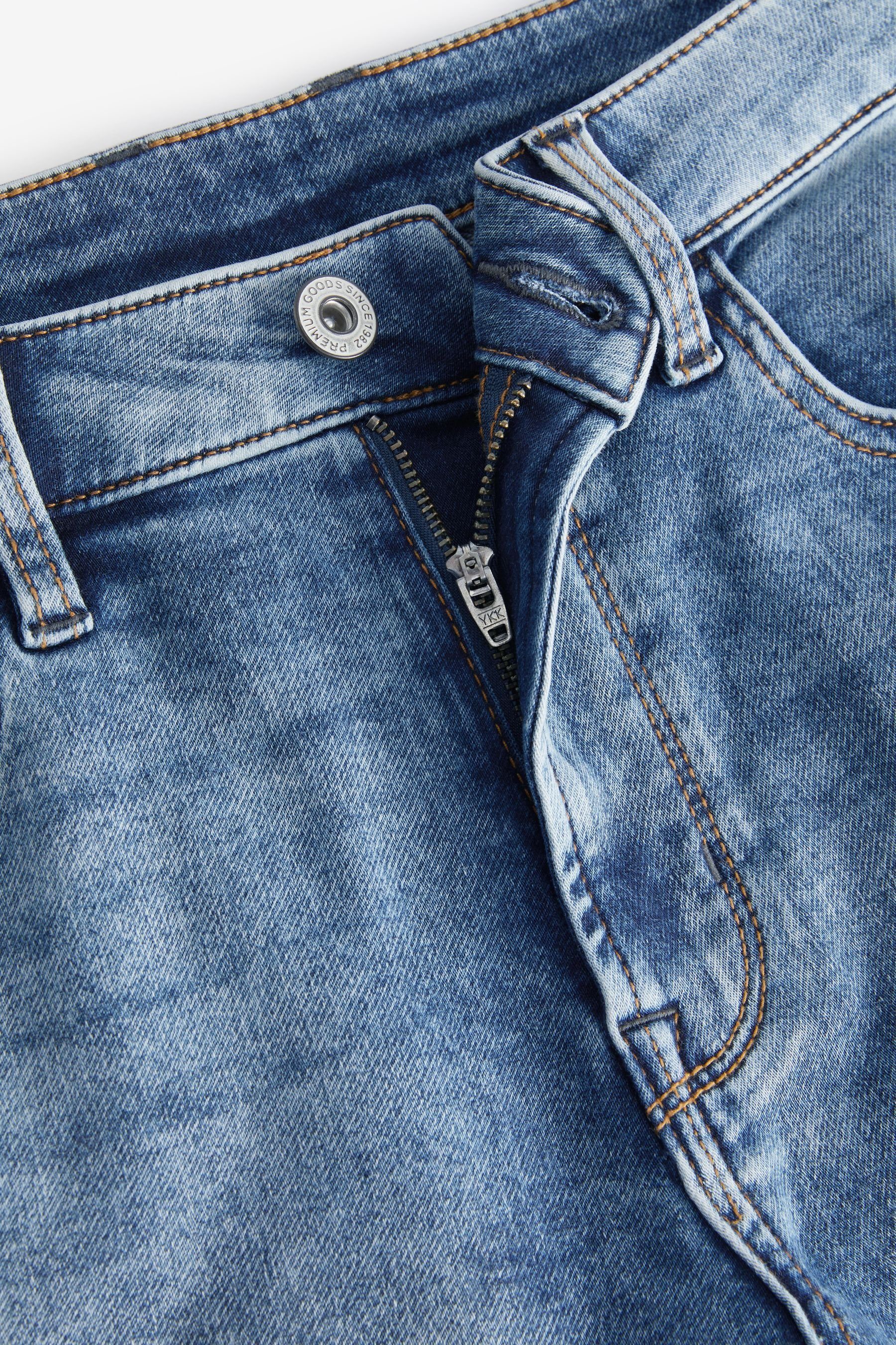 Skinny-fit-Jeans Washed Next (1-tlg) Blue