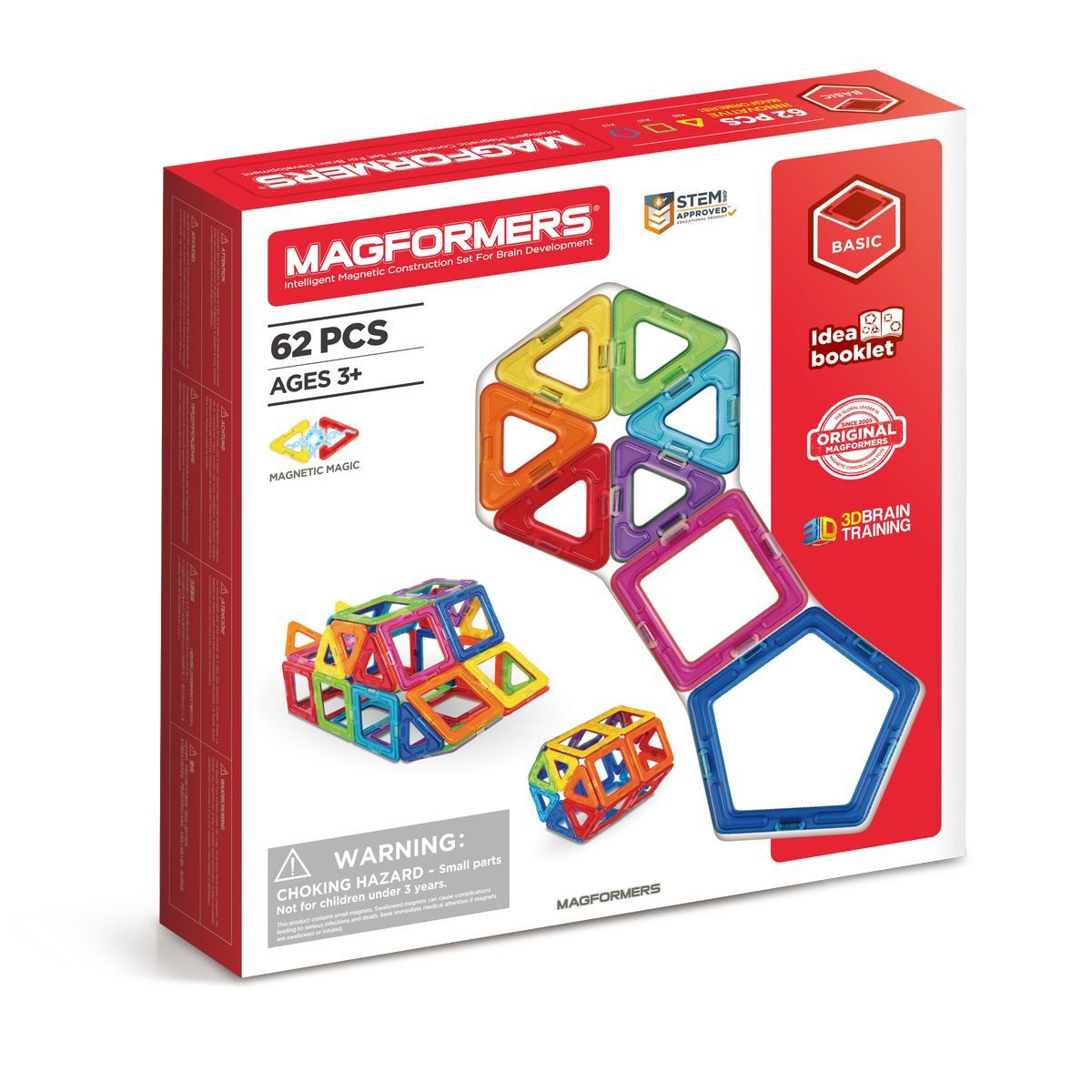 MAGFORMERS MAGFORMERS Magnetspielzeug Basic-Set 62 Teile Magnetspielbaustei günstig online kaufen